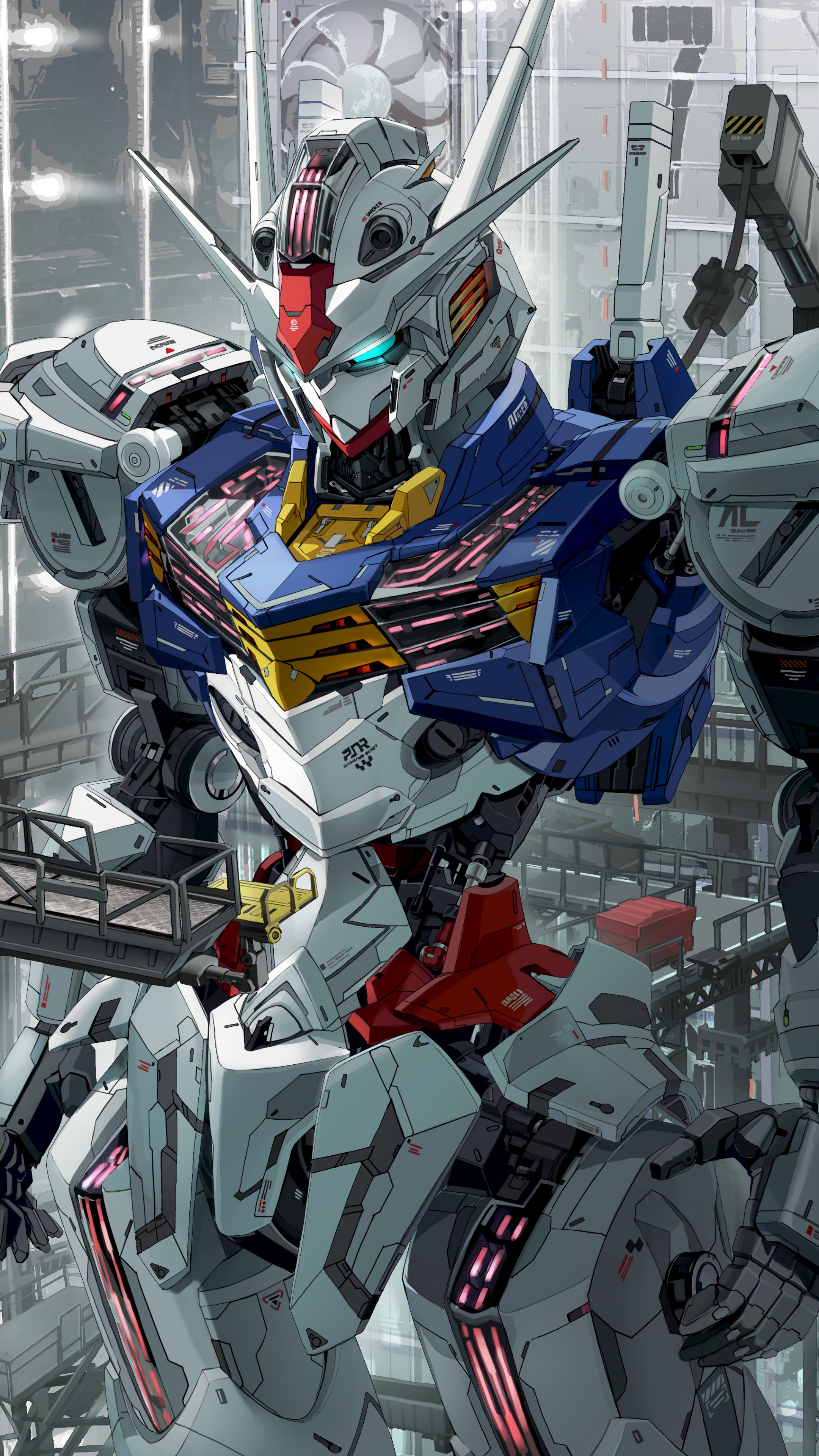 Gundam Mechs Portrait Display Anime 2160x3840