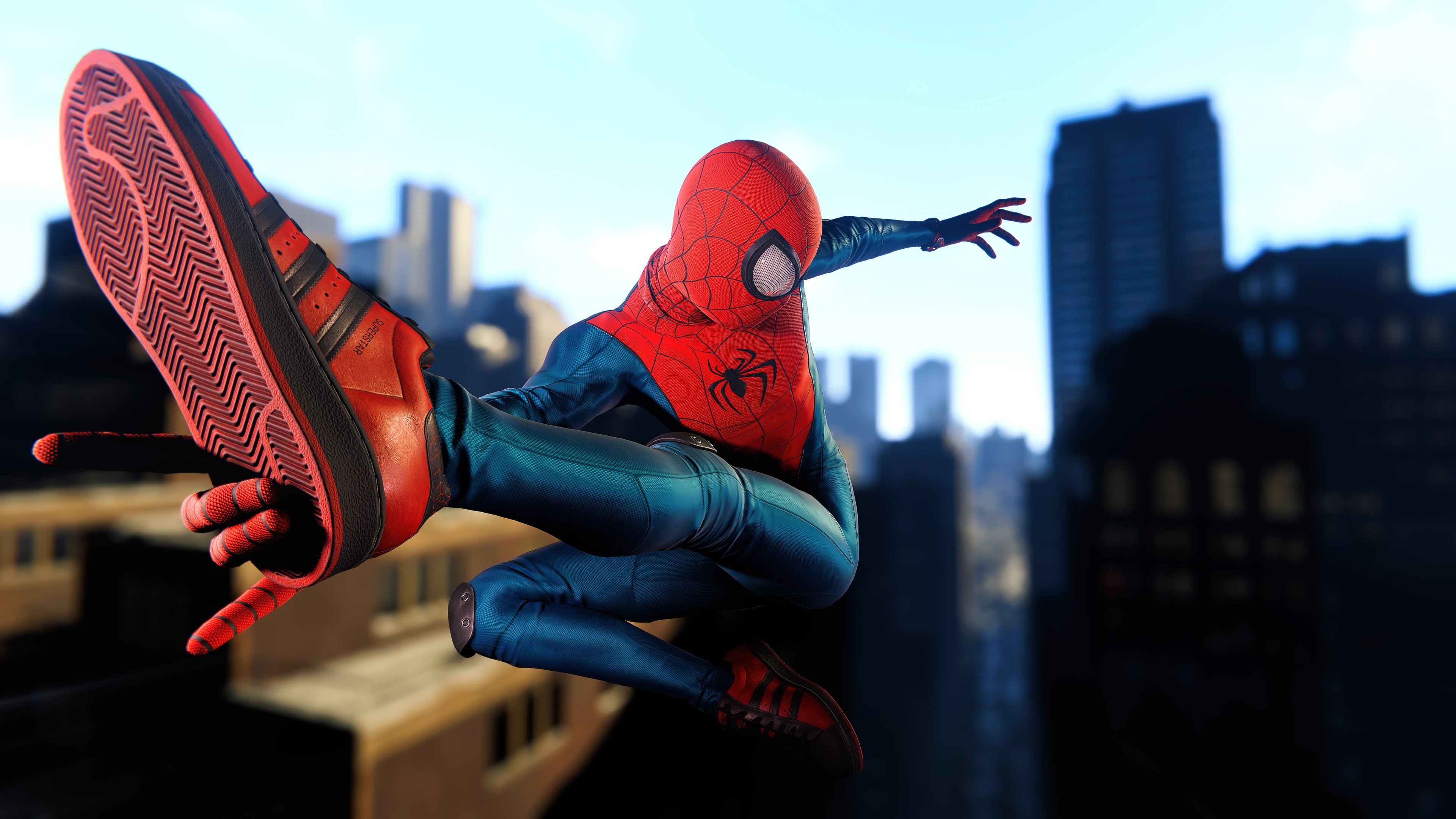 PlayStation Video Games Spider Man 3D CGi 3840x2160