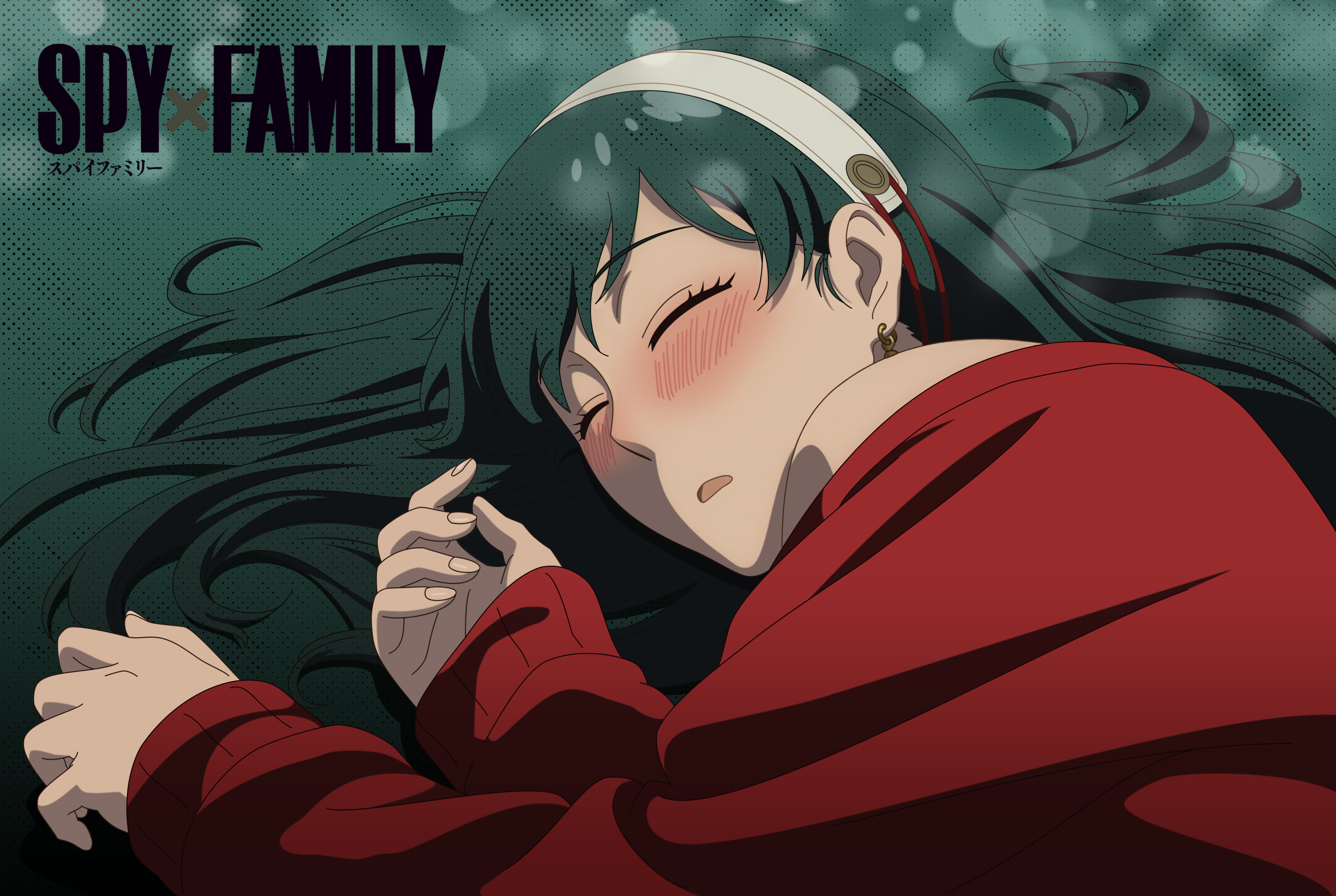 Spy X Family Anime Girls Yor Forger Long Hair Blushing Red Clothing  Sleeping Closed Eyes Wallpaper - Resolution:2908x1950 - ID:1321102 -  