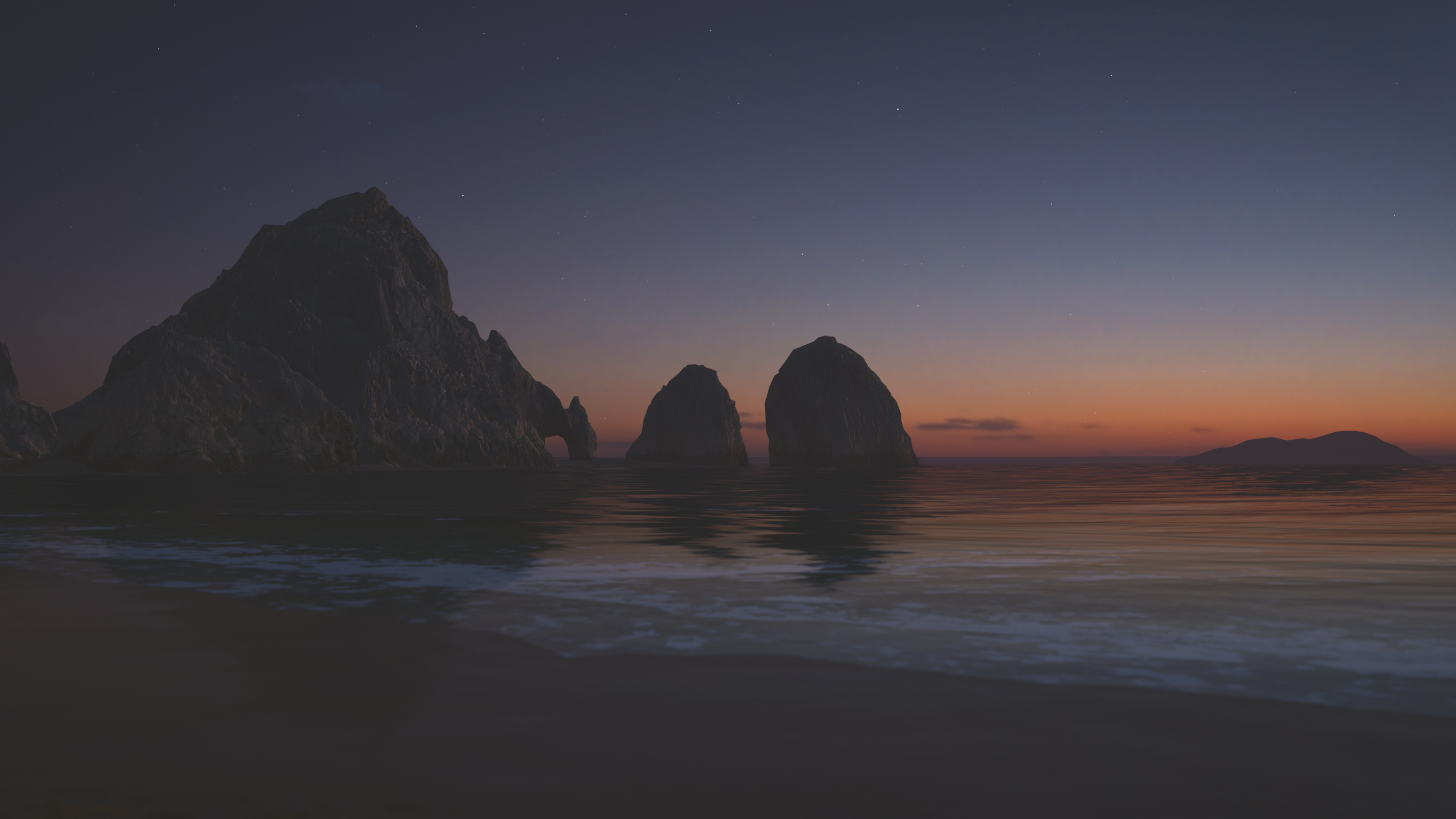 Forza Horizon 5 Landscape Sunset Sea Video Games 2560x1440