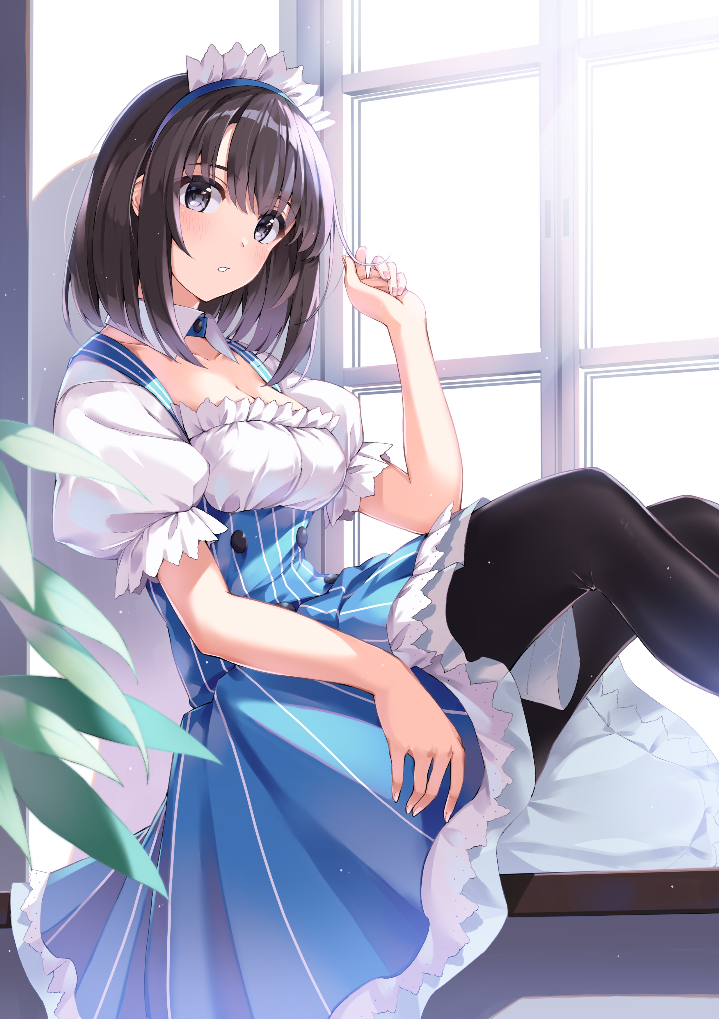 Anime Girls Katou Megumi Saenai Heroine No Sodatekata Maid Maid Outfit 2471x3500