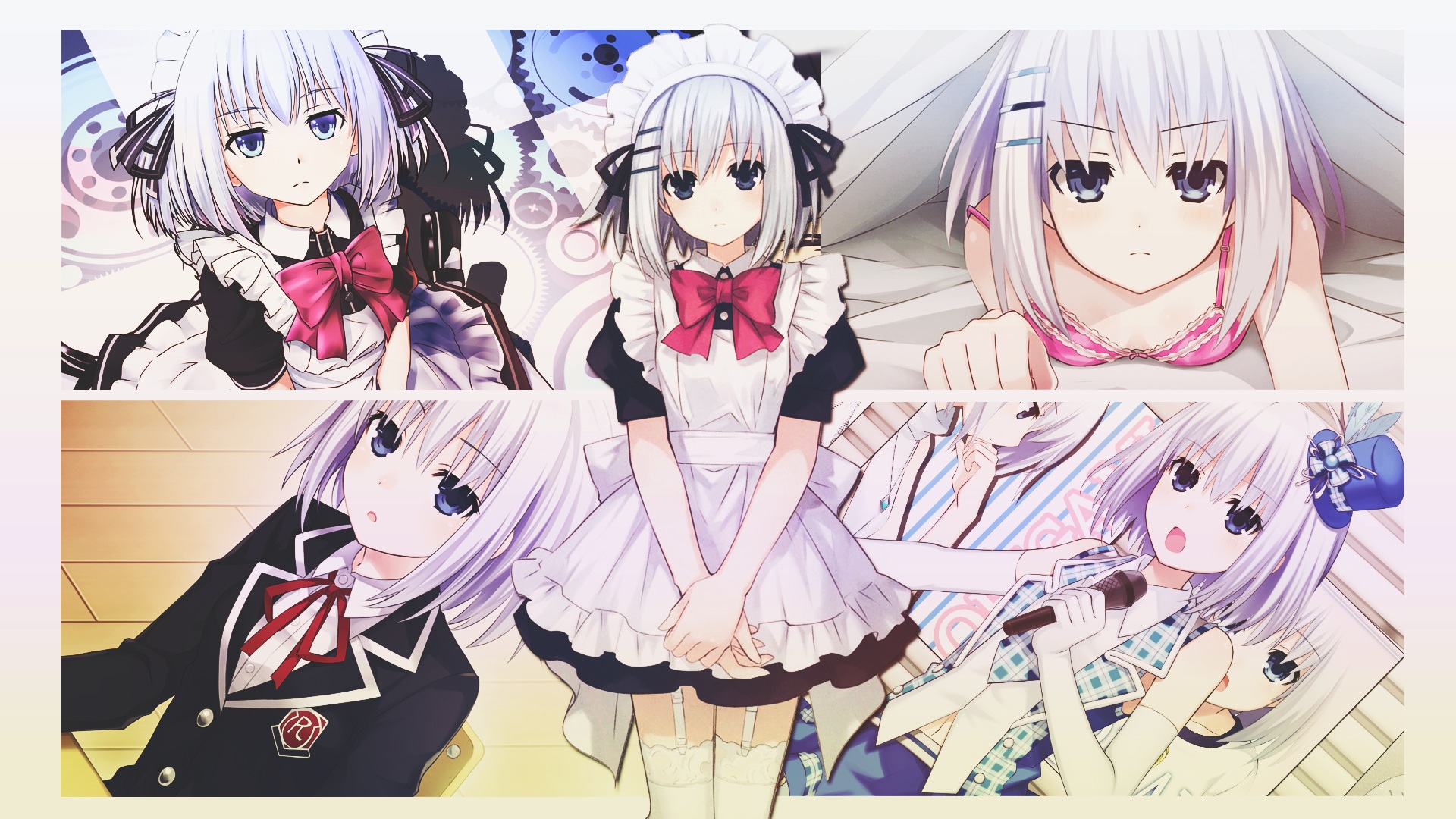 Anime Anime Girls Date A Live Tobiichi Origami Maid Outfit School Uniform 1920x1080