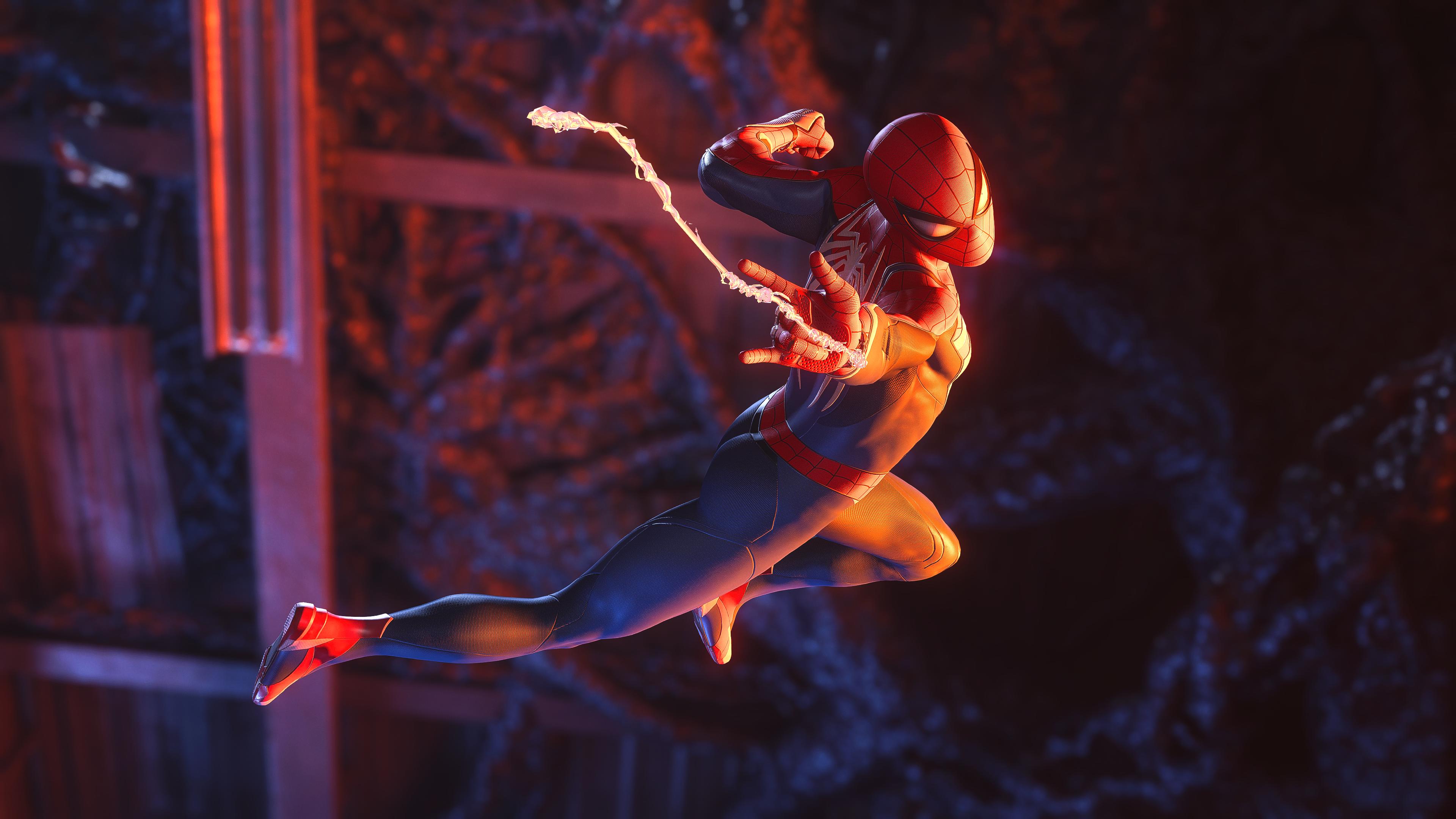 Spider Man 2 Peter Parker Spider Man Marvel Comics Marvel Super Heroes PlayStation Playstation 5 Ins 3840x2160