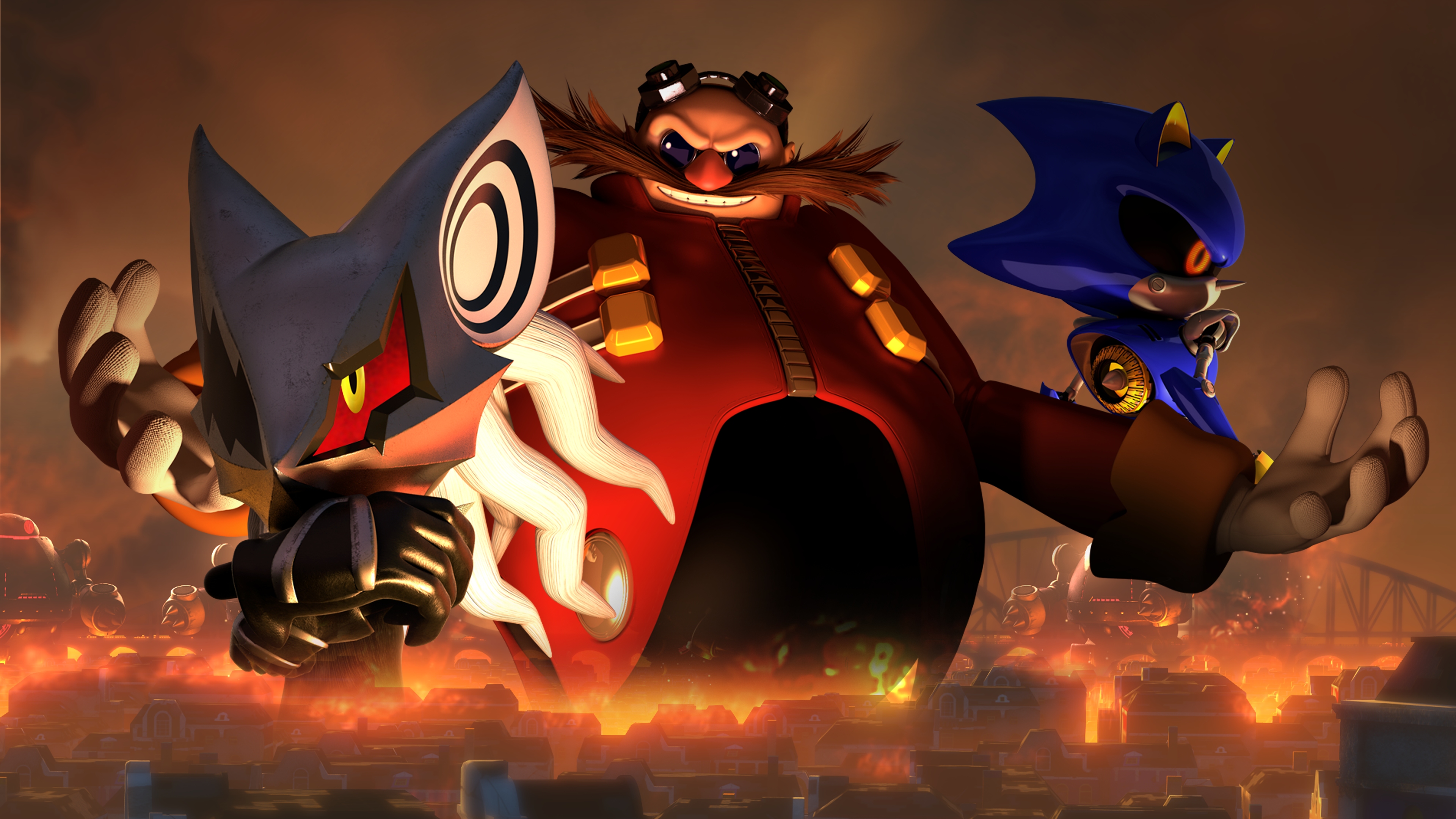 Sonic Forces Sonic Sonic The Hedgehog Sega Video Game Art Artwork Video Game Characters PC Gaming In 3840x2160