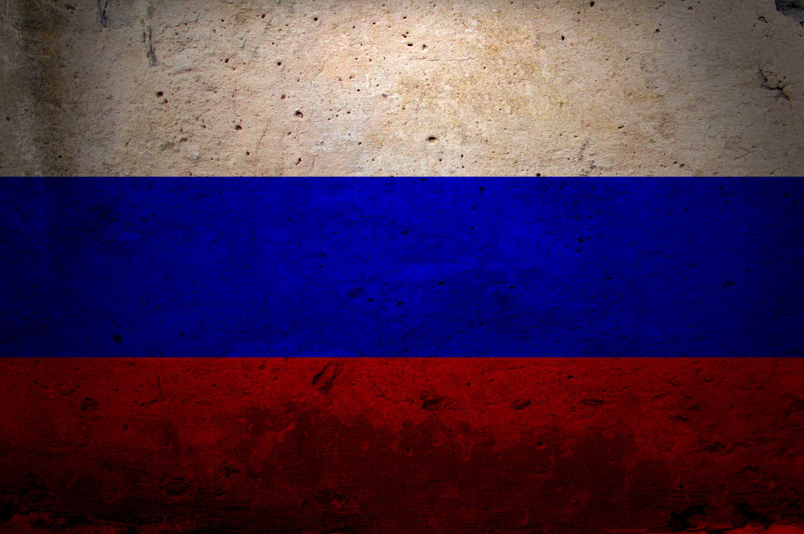 Flag Russia Grunge Simple Background Minimalism 2560x1700