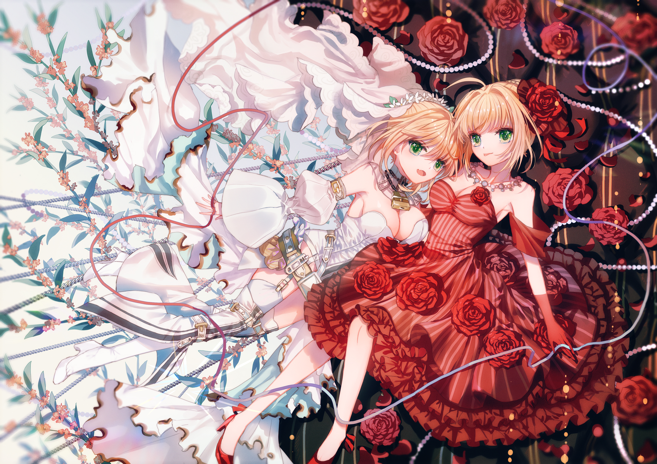 Anime Anime Girls Fate Series Fate Extra Fate Extra CCC Fate Grand Order Nero Claudius Saber Bride L 2122x1500