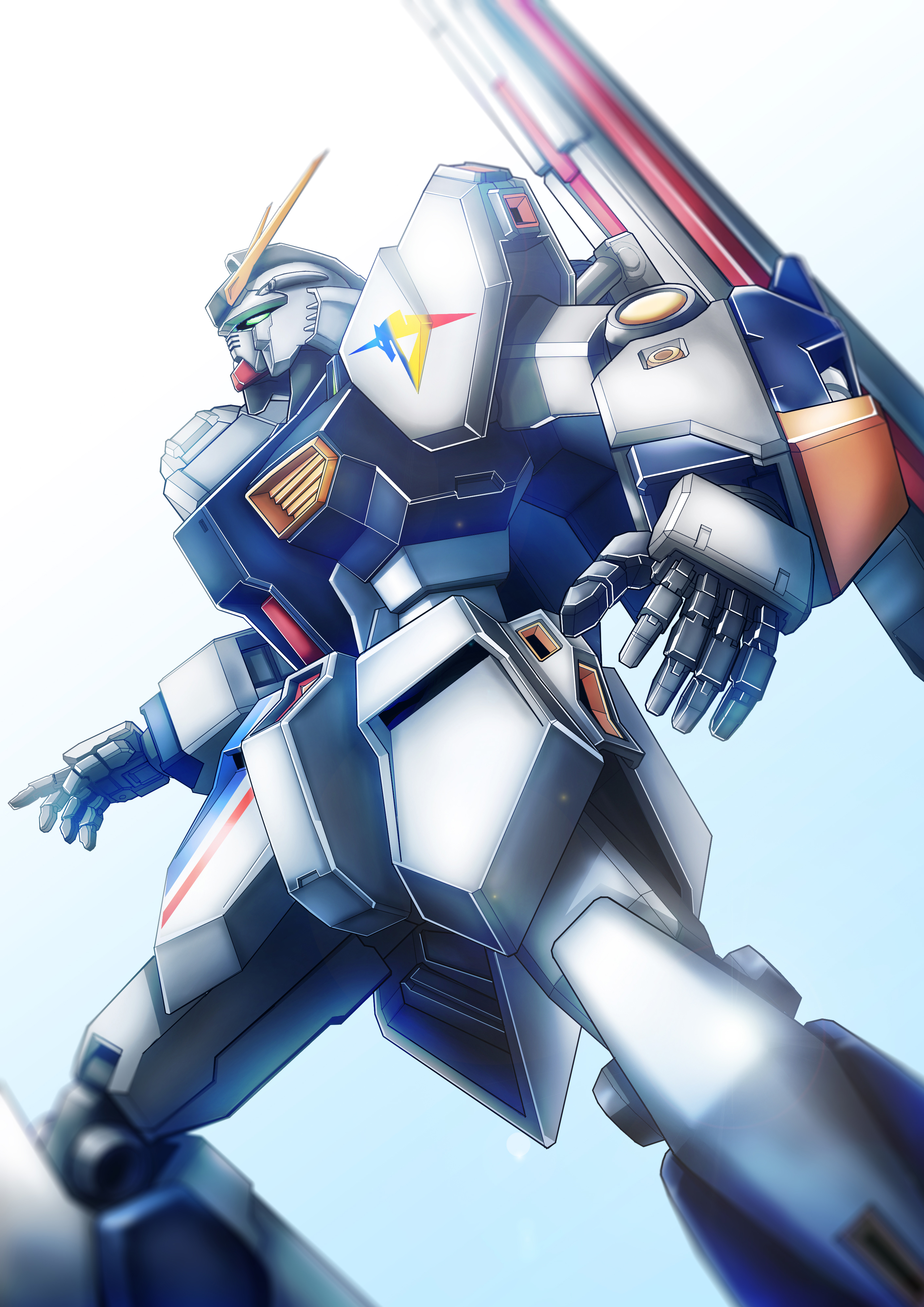 RX 93ff Gundam Mobile Suit Gundam Chars Counterattack Gundam Super Robot Taisen Mechs Anime Artwork  2825x3995