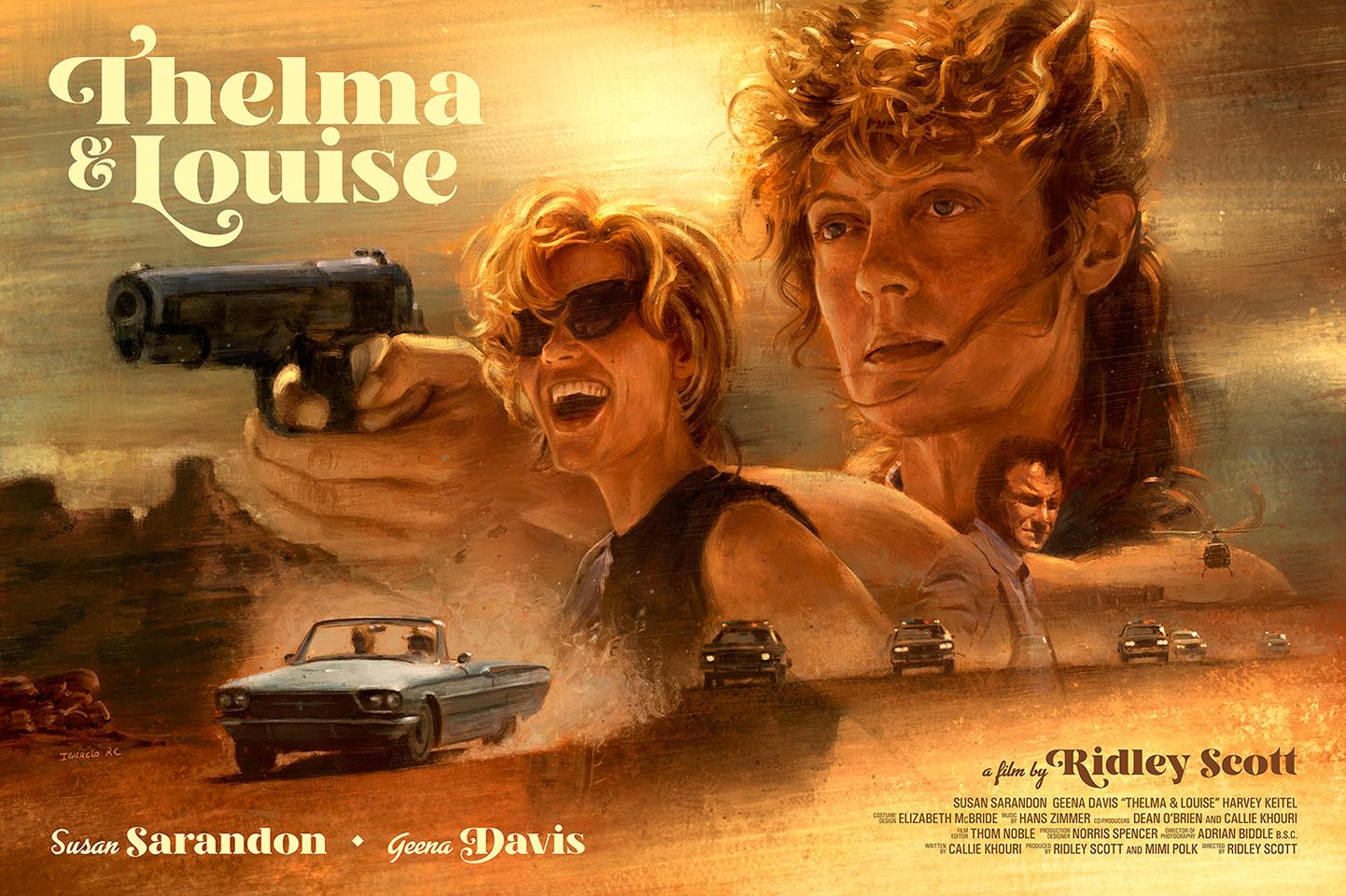 Movie Poster Thelma And Louise Desert Ridley Scott 1442x960
