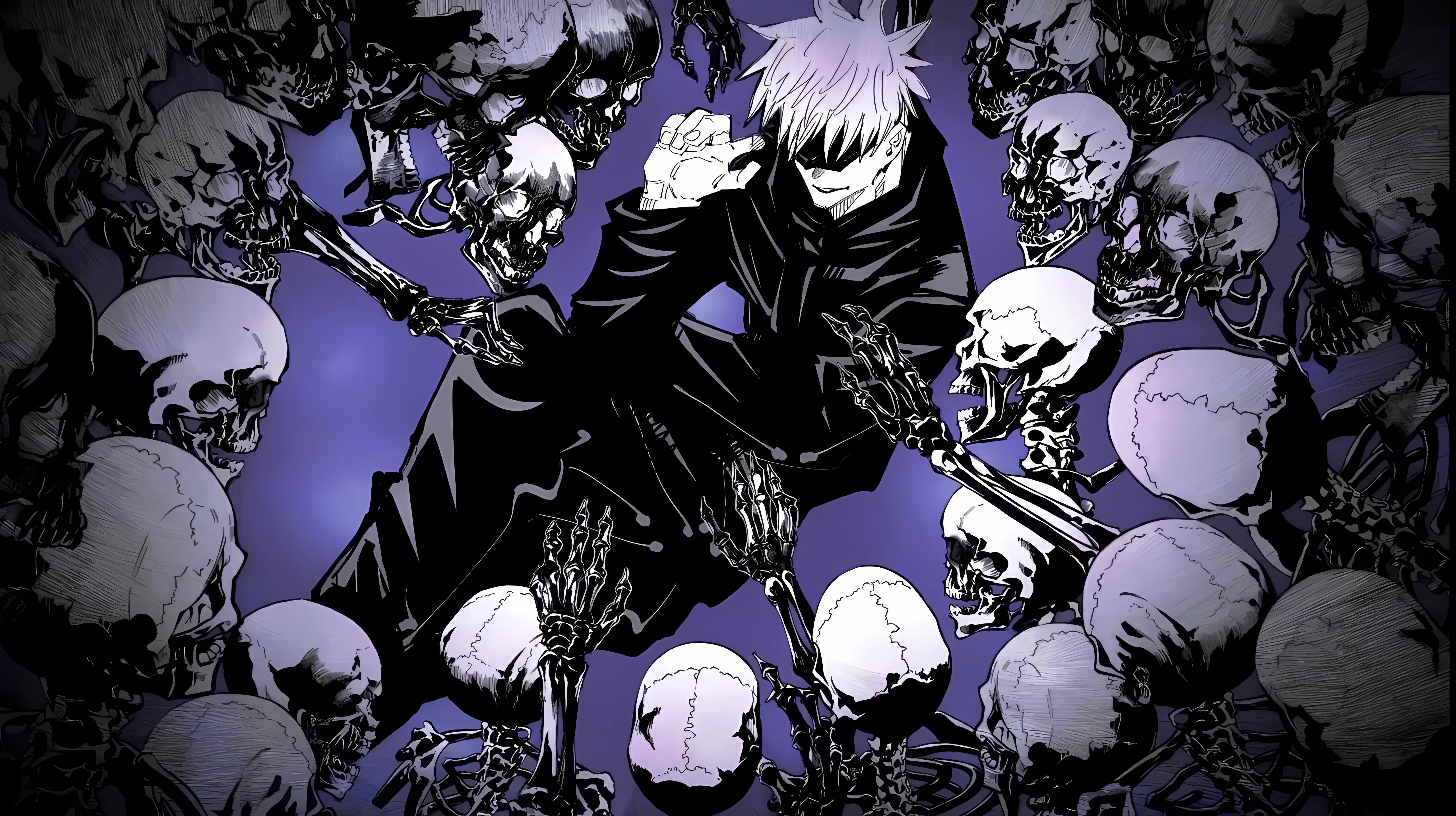 Anime Anime Boys Jujutsu Kaisen Manga Skull And Bones 5120x2868