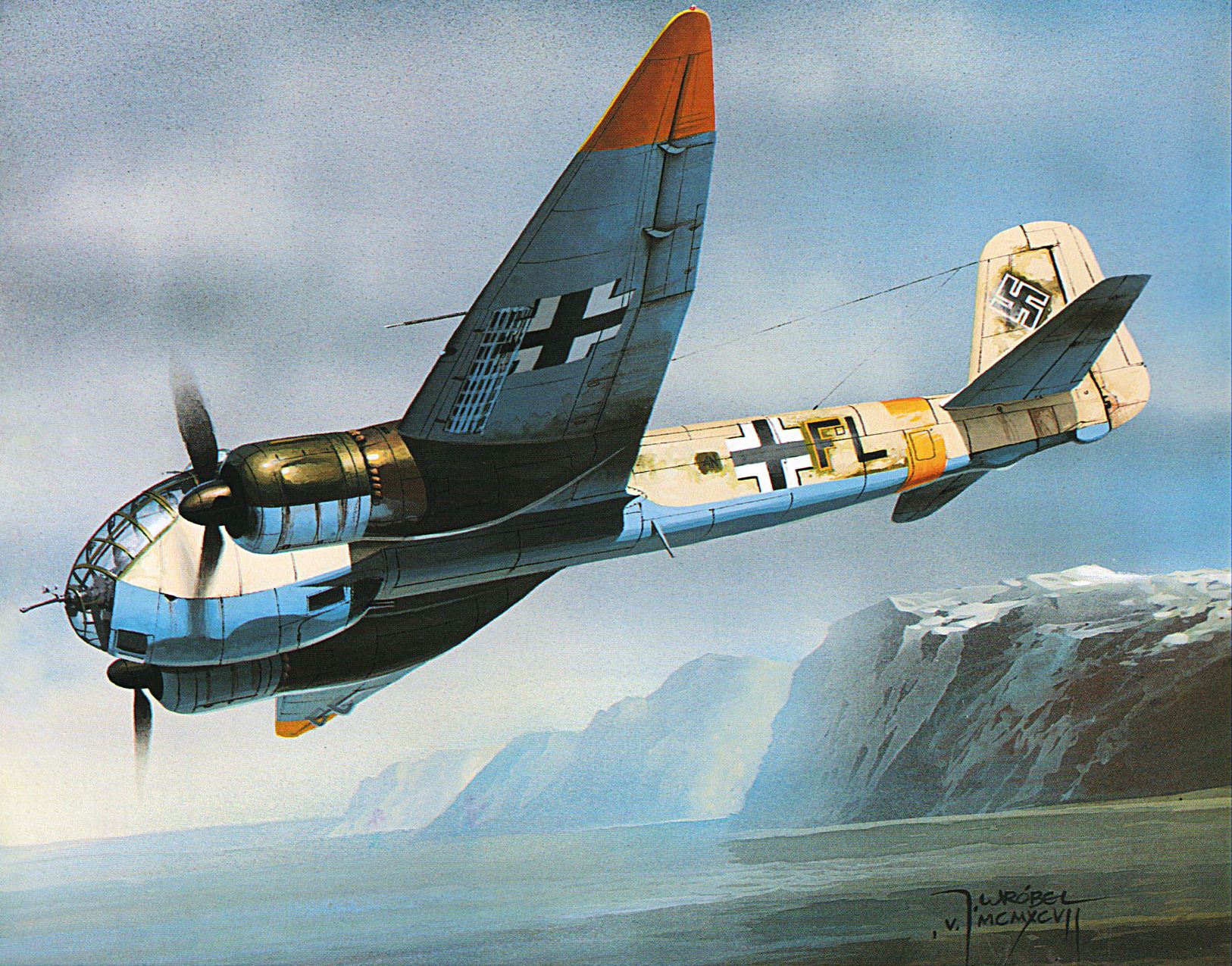 World War World War Ii War Military Military Aircraft Aircraft Airplane Bomber Boxart Artwork German 1626x1275