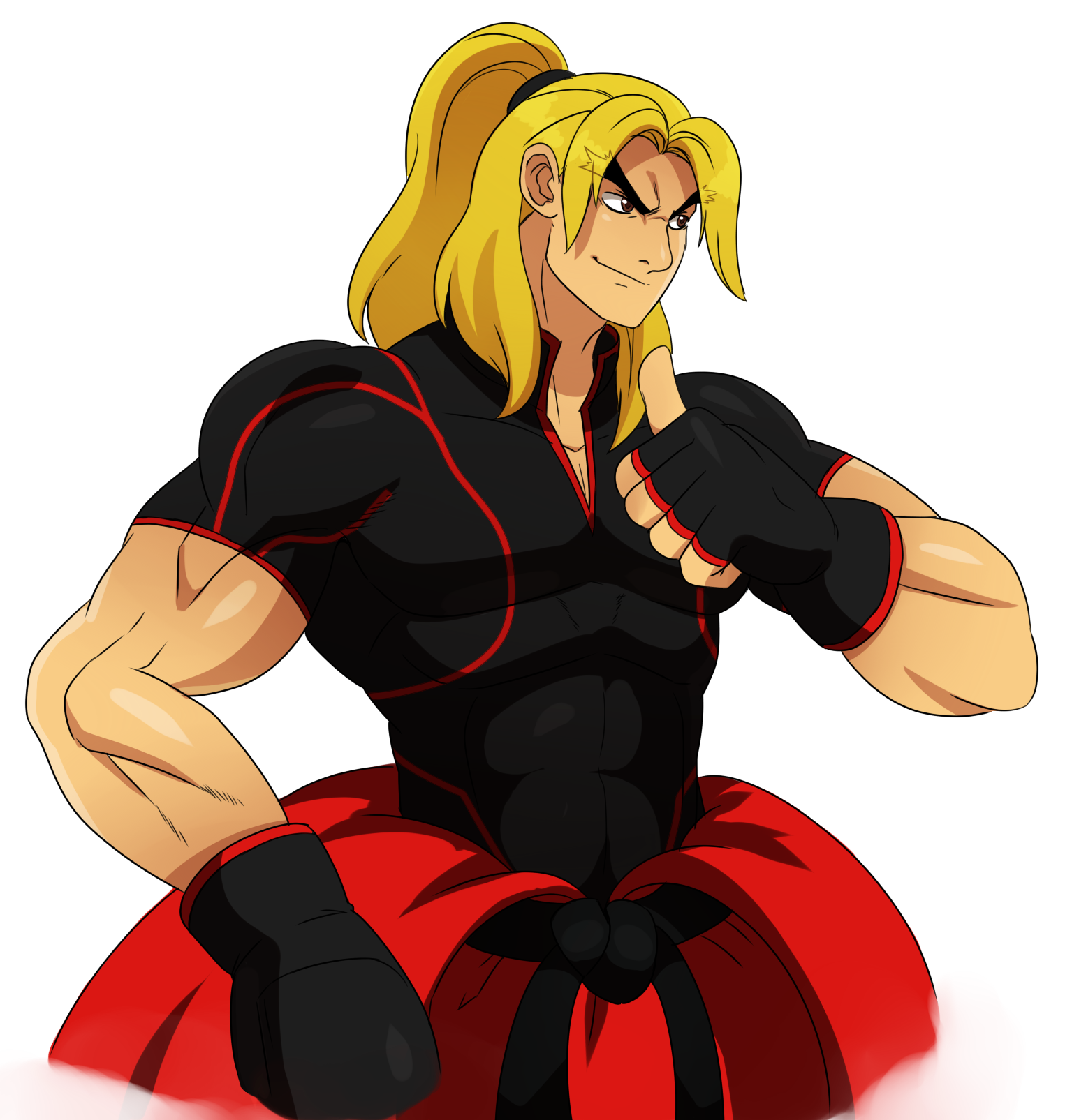 Anime Anime Boys Video Game Characters Video Games Anime Games Street Fighter Ken Masters Short Hair 1525x1605