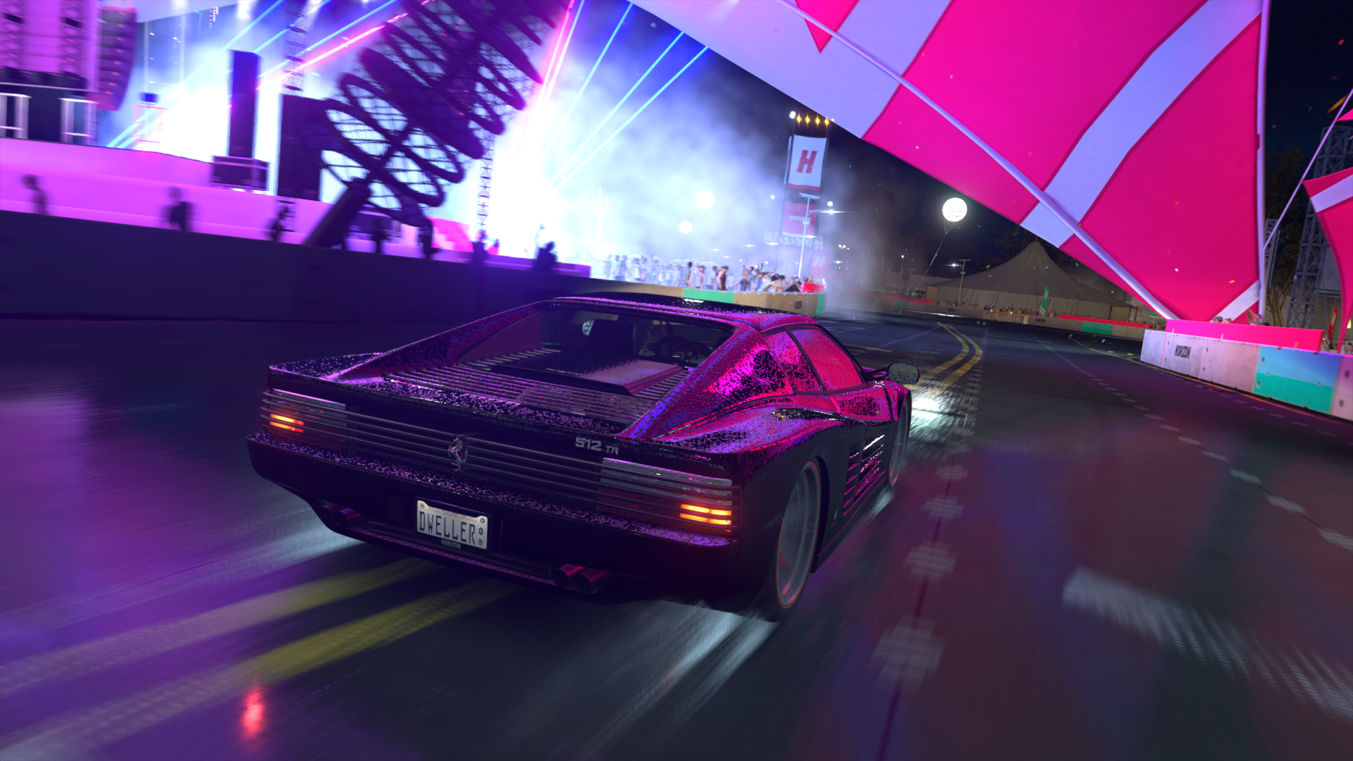 Forza Horizon 3 Video Games Car Taillights Race Tracks Race Cars CGi Licence Plates 1920x1080