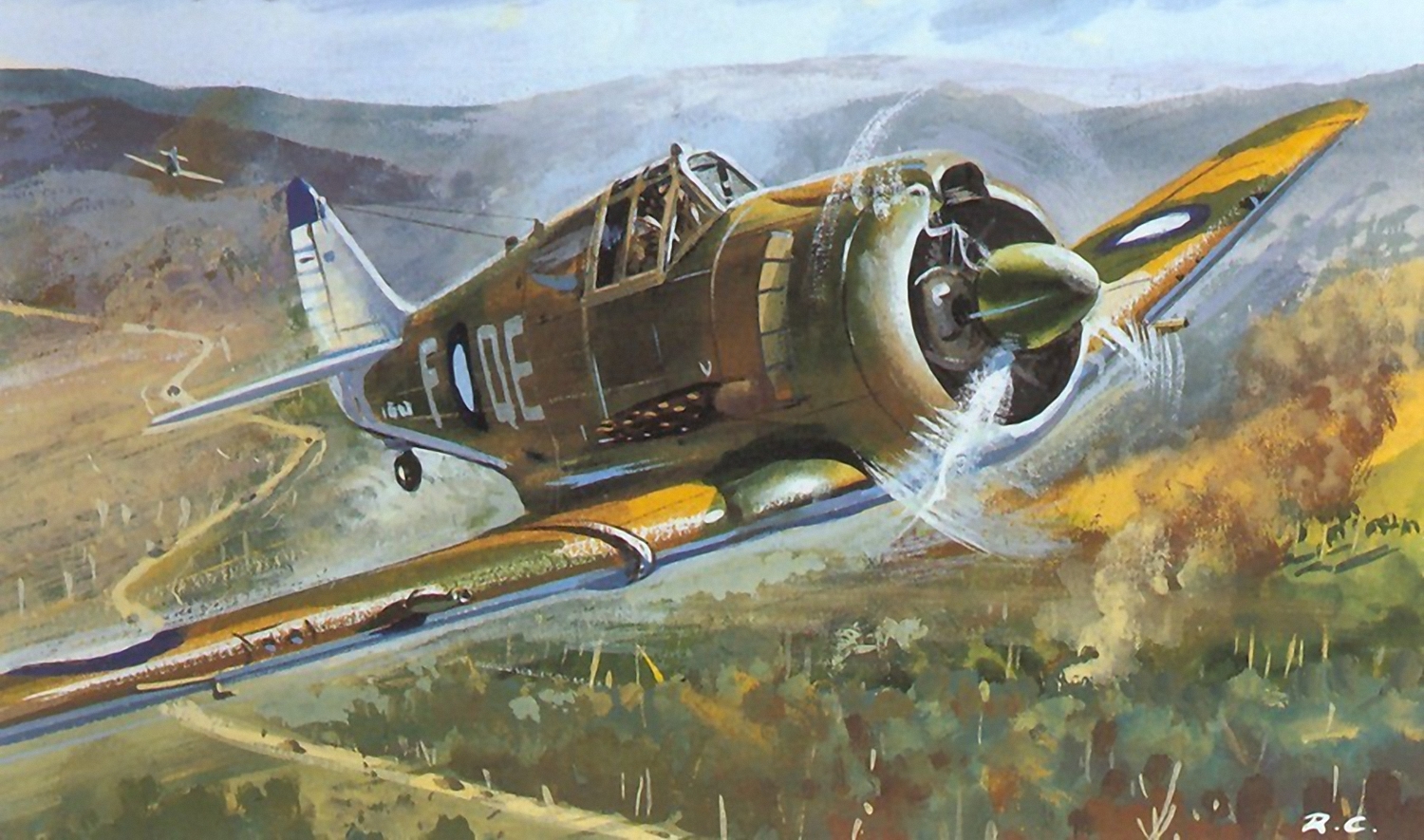 World War Ii Aircraft Airplane Military Aircraft Australia Australian Airforce Australian CAC Boomer 1500x885