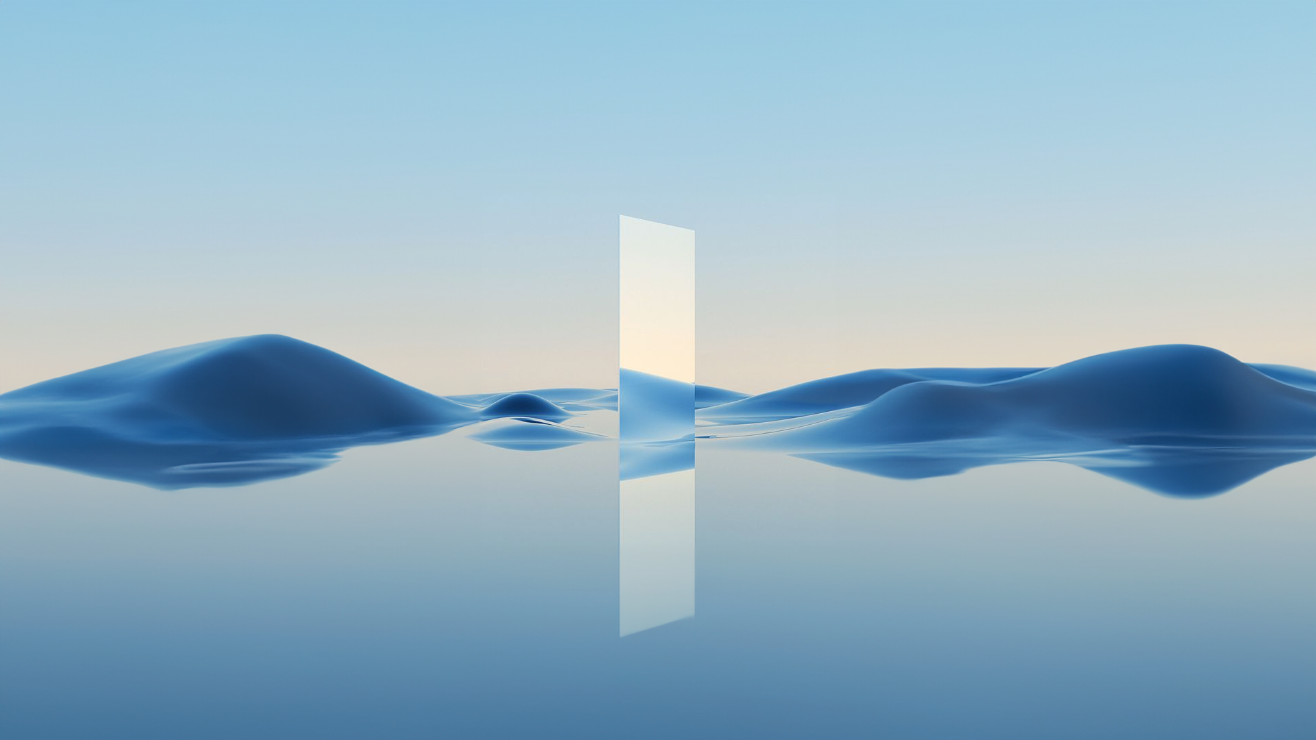 Minimalism Ground Simple Background Reflection 1920x1080