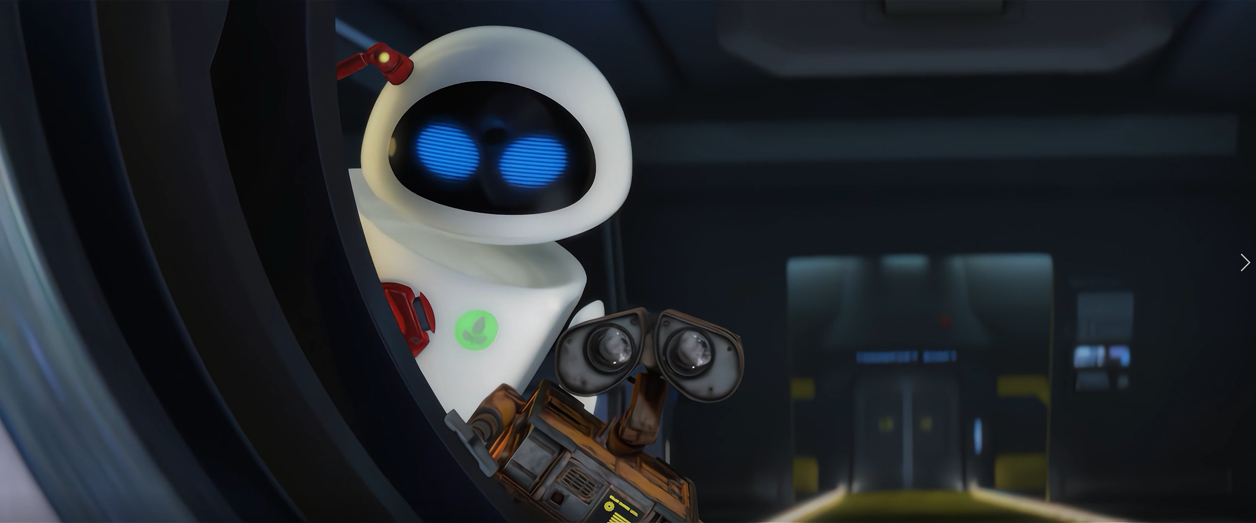 WALL E Screen Shot Pixar Animation Studios 3D CGi Eva 2560x1066