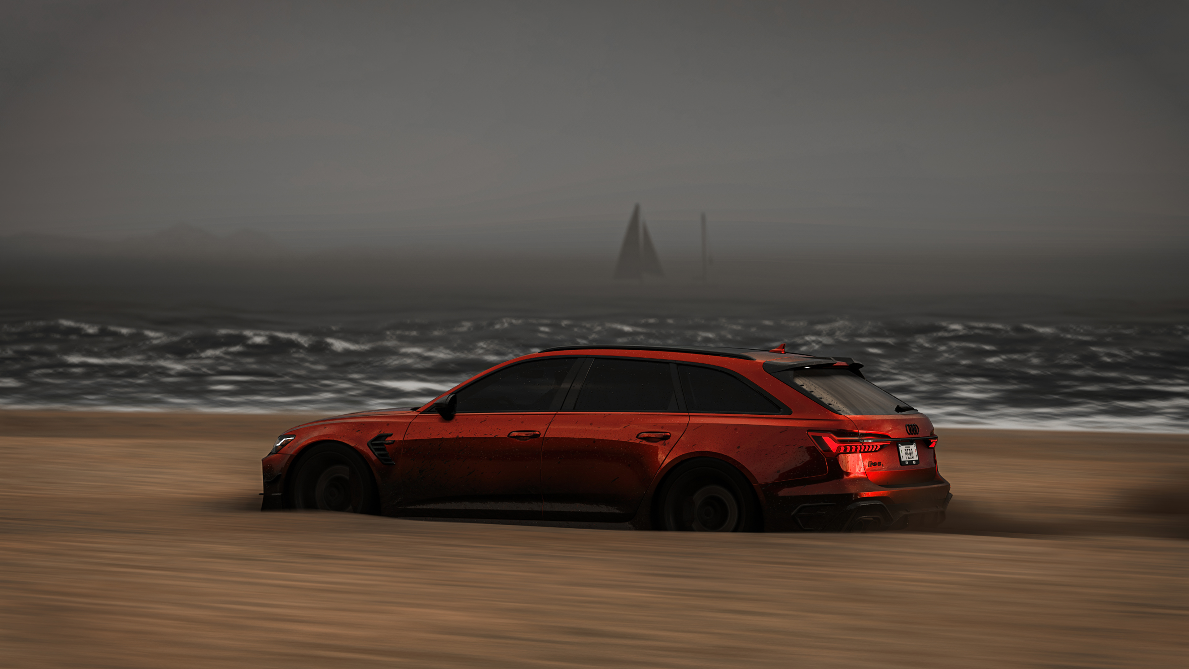 Audi Audi Rs Audi RS6 Avant Video Games Vehicle Car Forza Forza Horizon Forza Horizon 5 PlaygroundGa 3839x2160