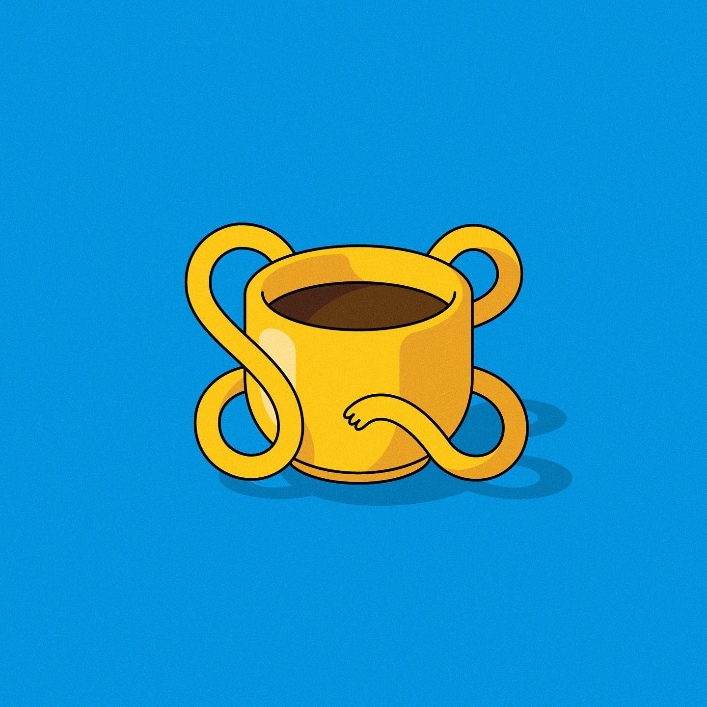Adventure Time Cartoon Drink Cup Jake The Dog Minimalism 1440x1440