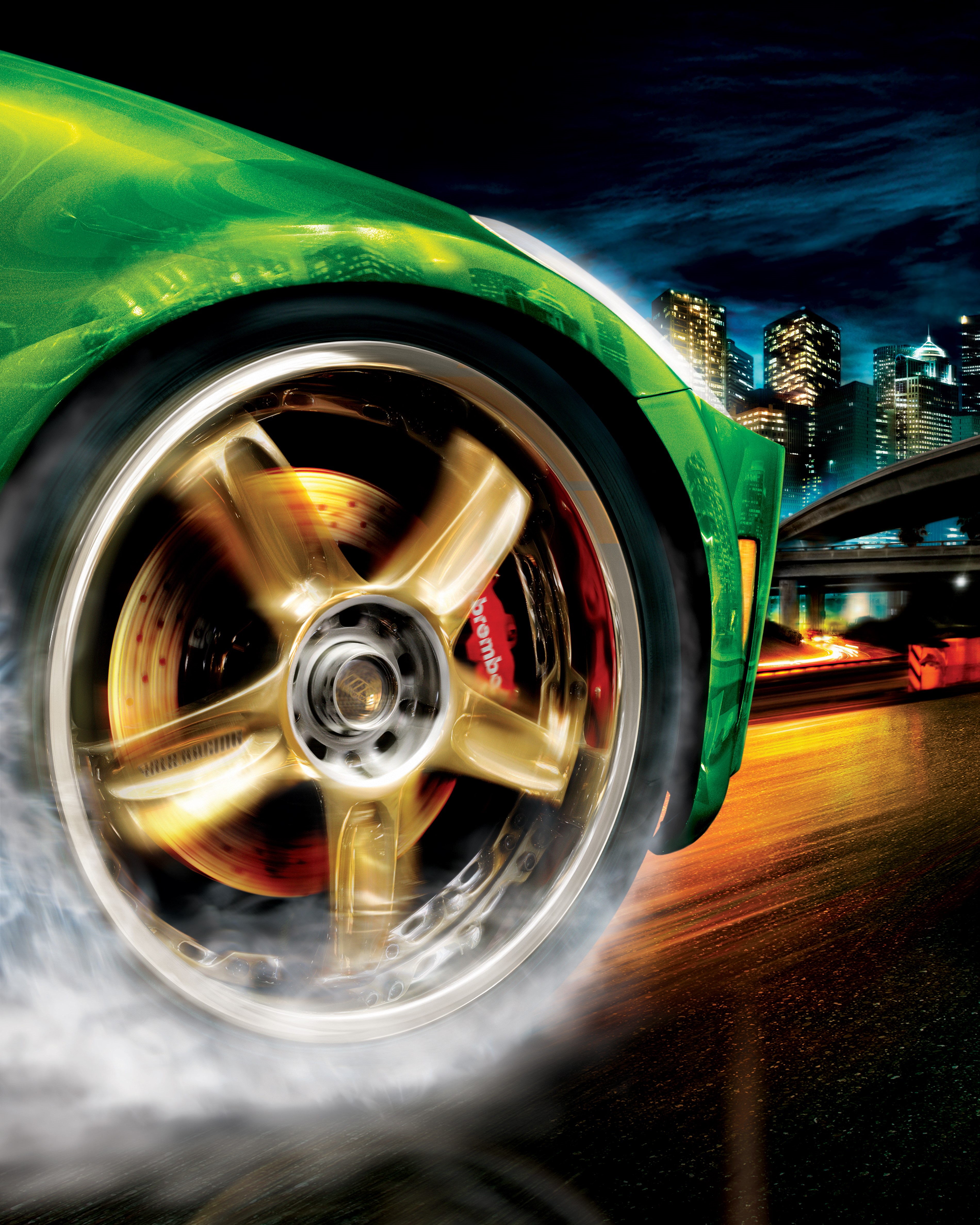 Need For Speed Underground 2 Wheels Video Game Art Night Need For Speed Video Games Car Portrait Dis 3800x4749