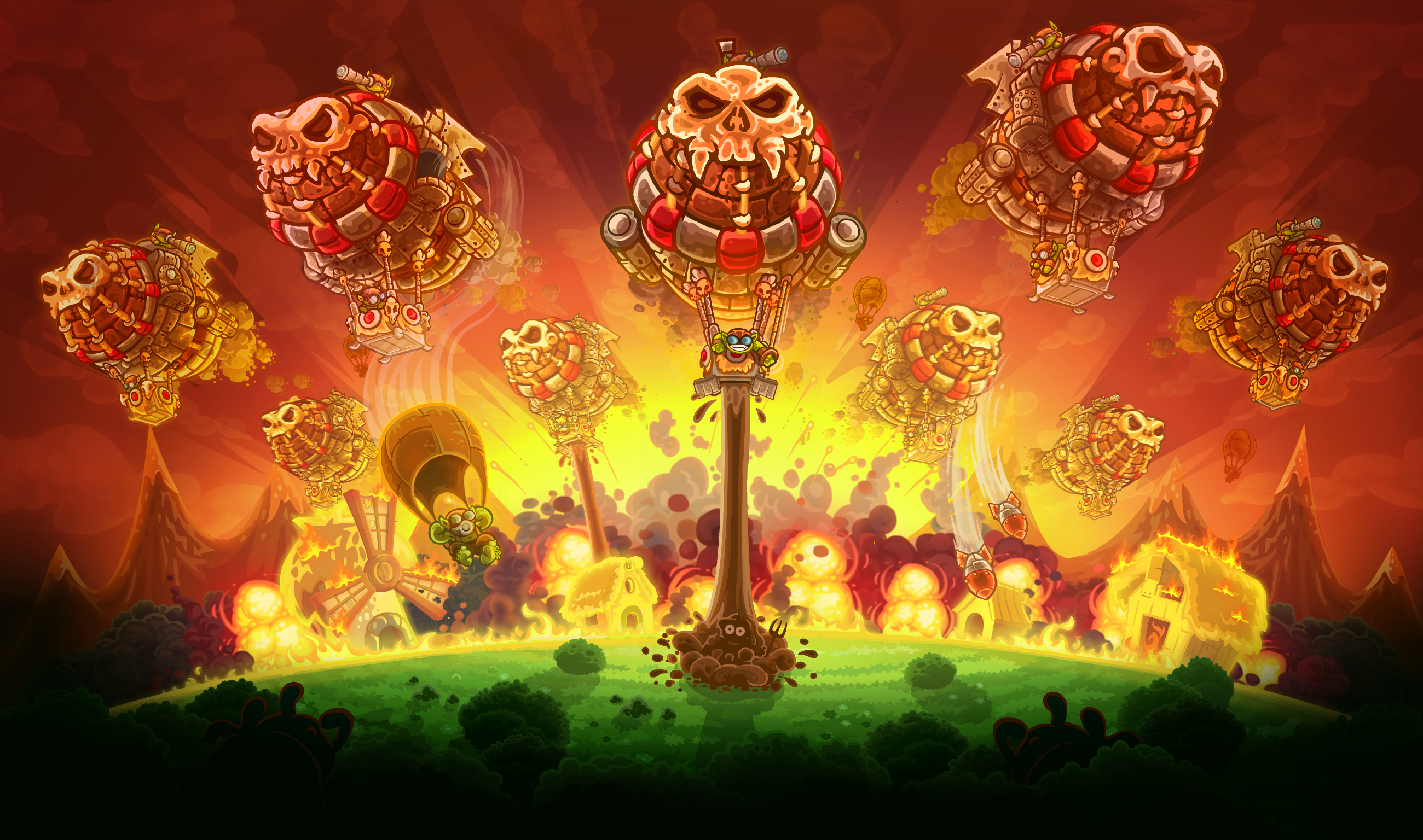 Kingdom Rush Kingdom Rush Vengeance Video Games Video Game Art Video Game Characters 2600x1536