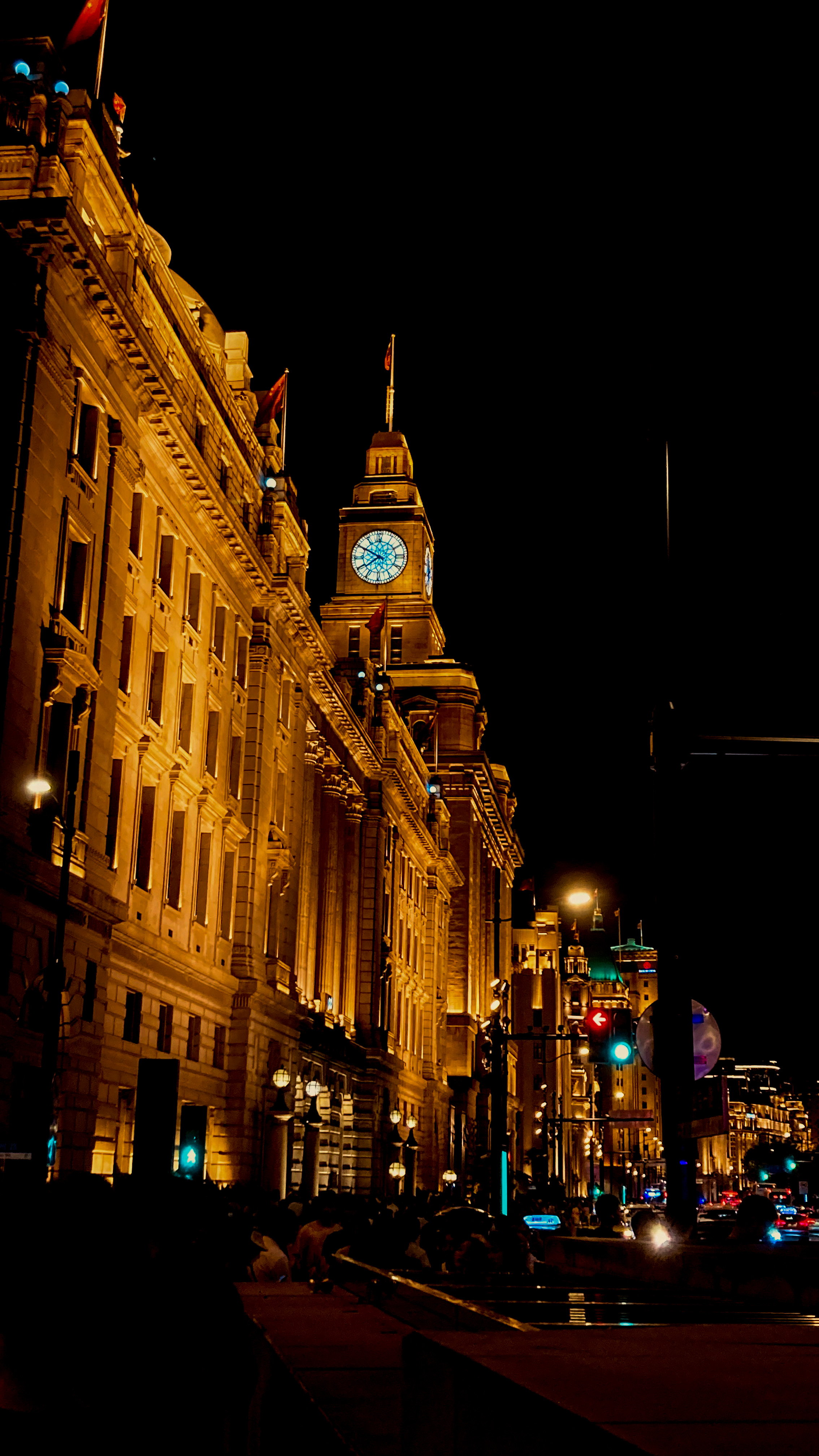 Night Old Building China Shanghai 2268x4032