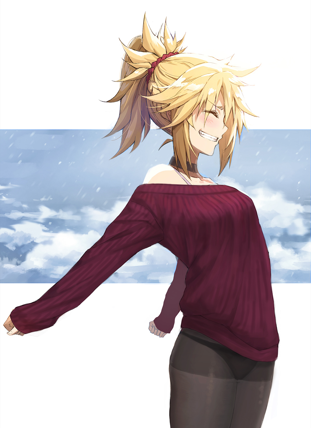 Anime Anime Girls Fate Series Fate Apocrypha Fate Grand Order Mordred Fate Apocrypha Ponytail Long H 1091x1500