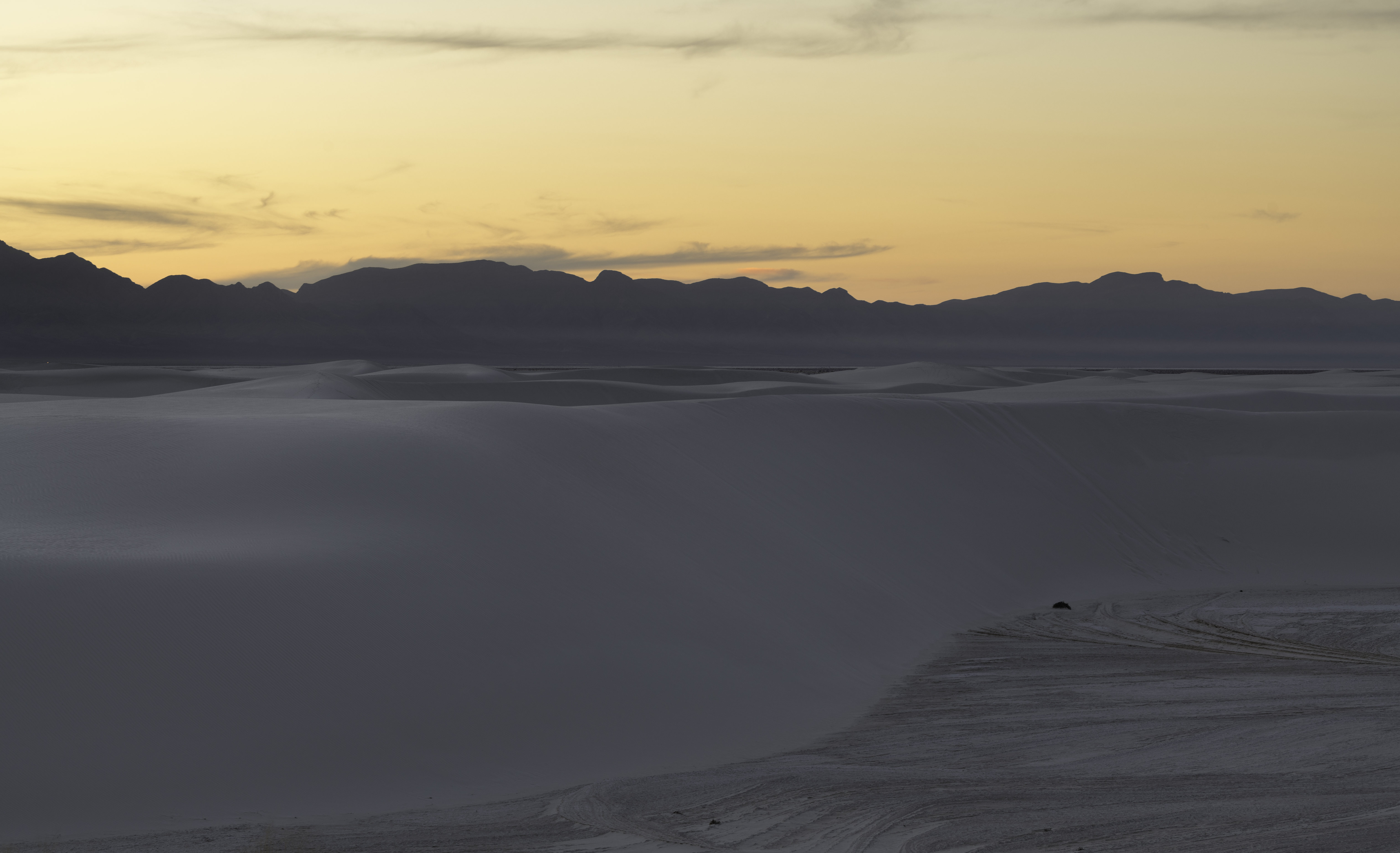 White Sands National Park Landscape Photography Sunrise Dunes Sand Mountains Gypsum Dunes Sunset Glo 6144x3743