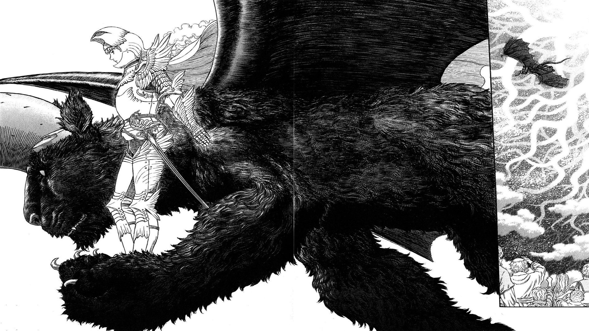 Berserk Griffith Nosferatu Zodd Zodd Manga Anime Men Armor Sword Creature Fur 1920x1080