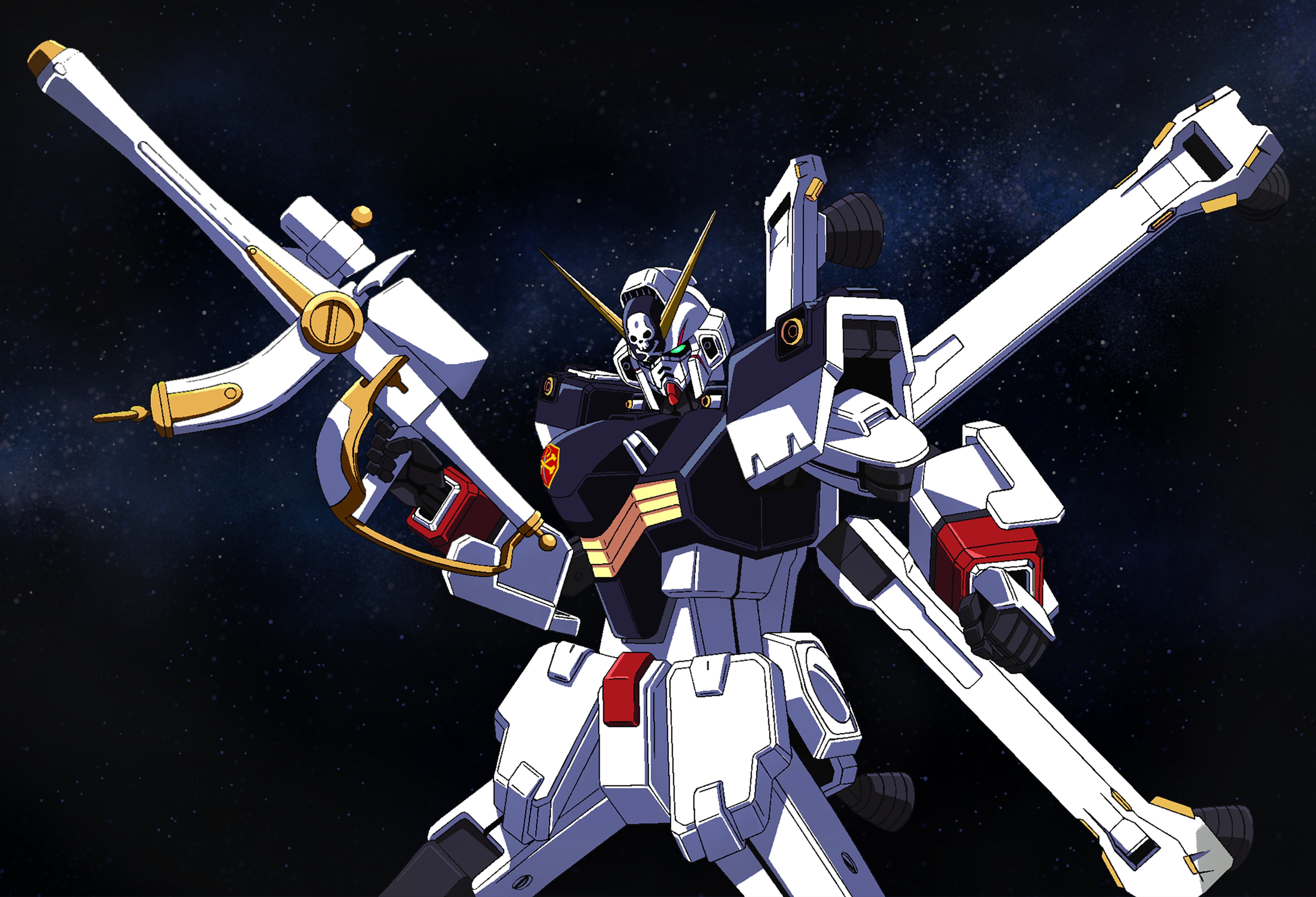 Anime Mechs Super Robot Taisen Gundam Artwork Digital Art Fan Art Crossbone Gundam X 1 Mobile Suit C 6111x4167