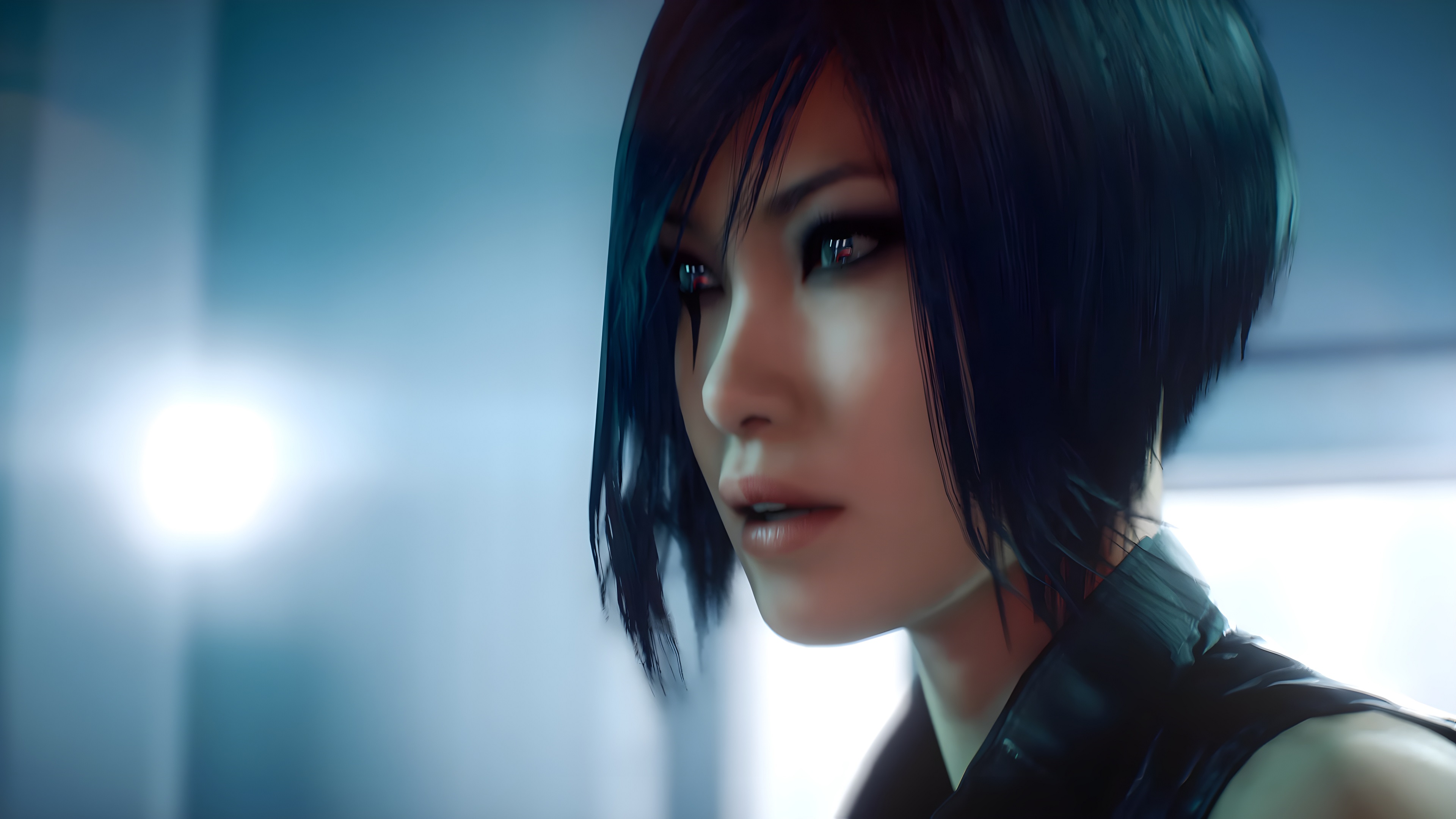 Faith Connors Mirrors Edge Catalyst Video Game Characters Video Games Video Game Girls CGi Simple Ba 3840x2160