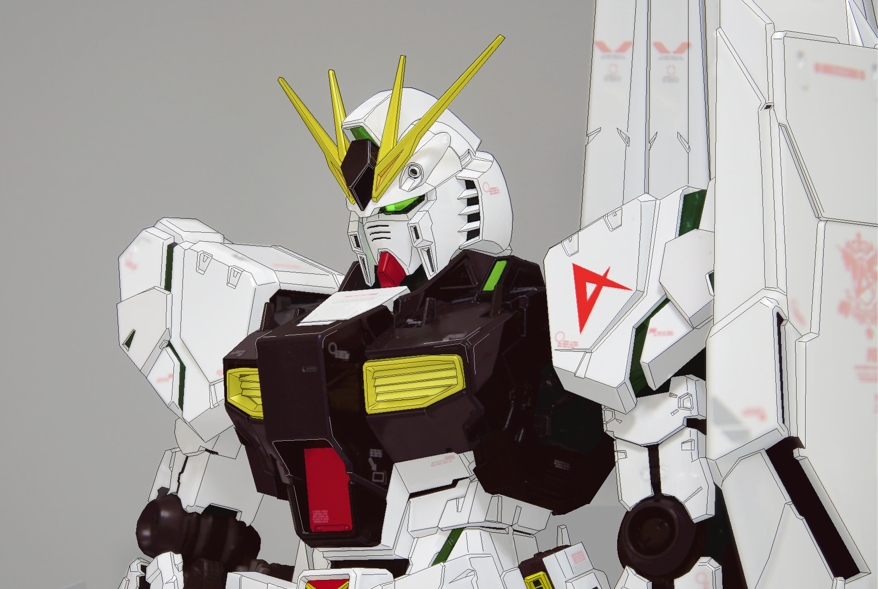 RX 93 V Gundam Mobile Suit Gundam Chars Counterattack Anime Mechs Gundam Super Robot Wars Artwork Di 1747x1172