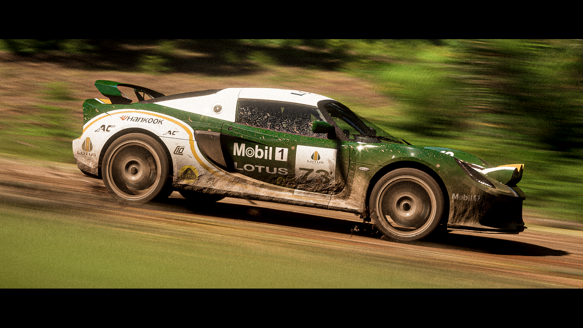 Lotus Forza Horizon 5 Rally Cars Video Games Car Side View Blurred Blurry Background 1920x1080