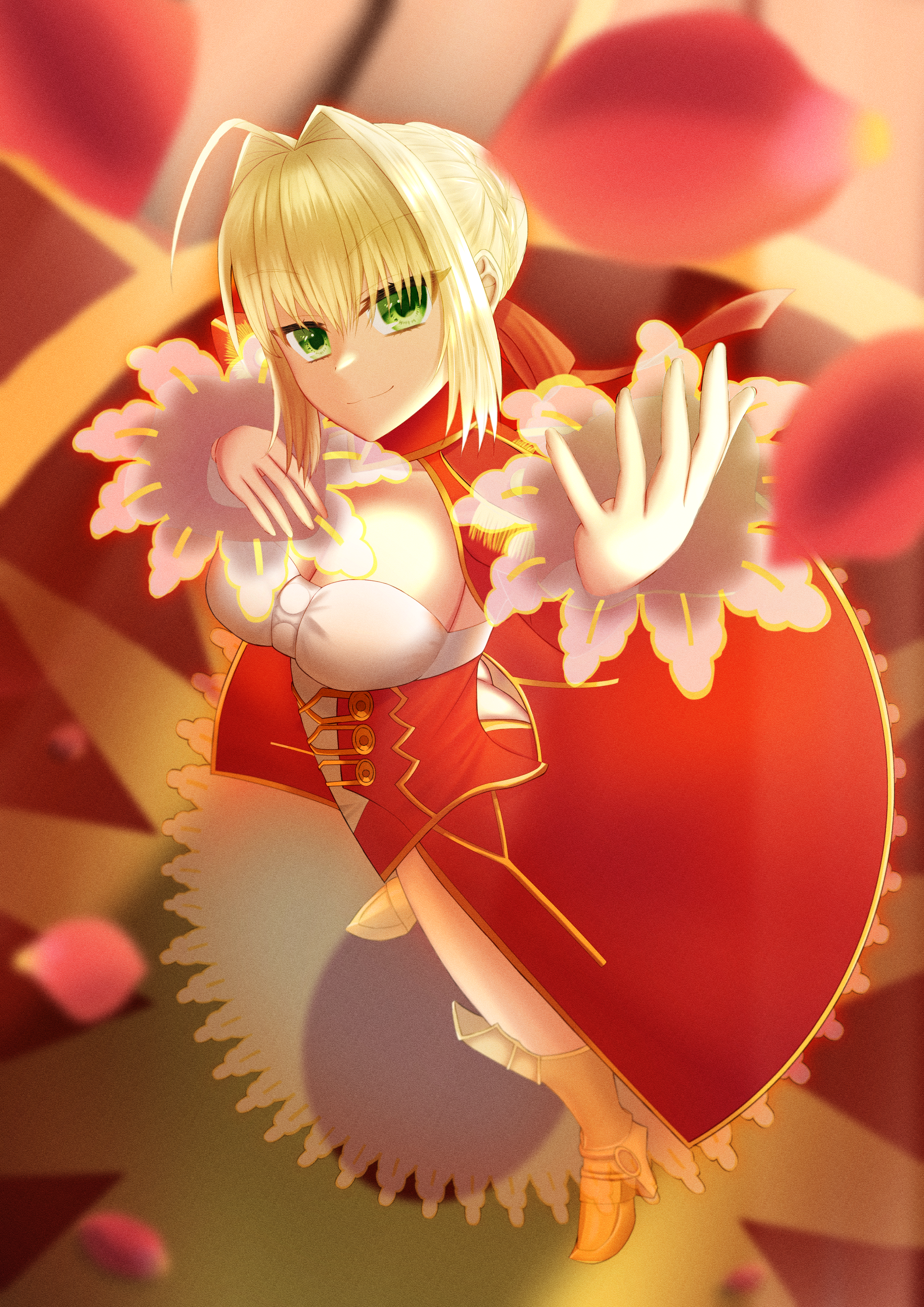Anime Anime Girls Fate Series Fate Extra Fate Extra CCC Fate Grand Order Nero Claudius Long Hair Blo 2894x4093