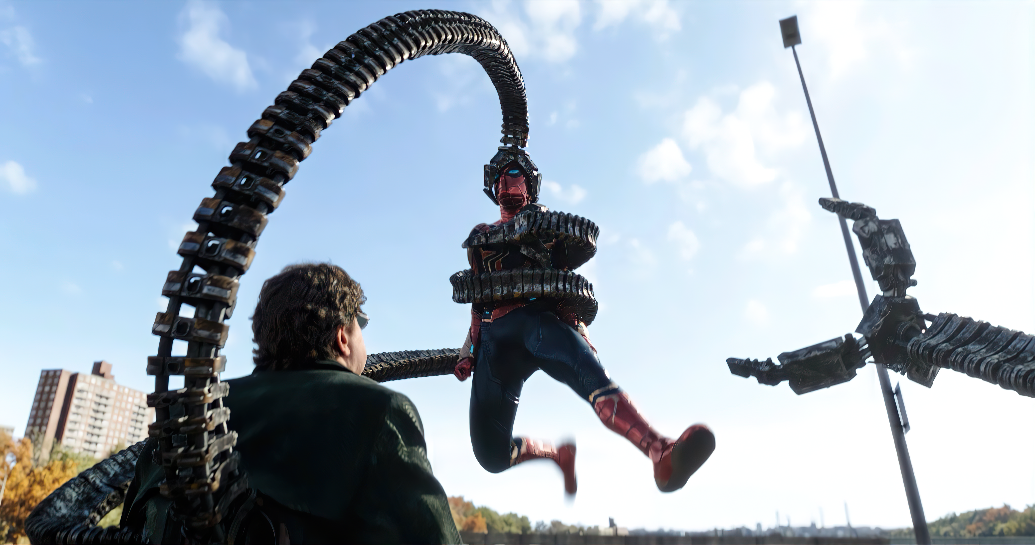 Spider Man No Way Home Doctor Octopus Tentacles Film Stills Alfred Molina 4096x2156