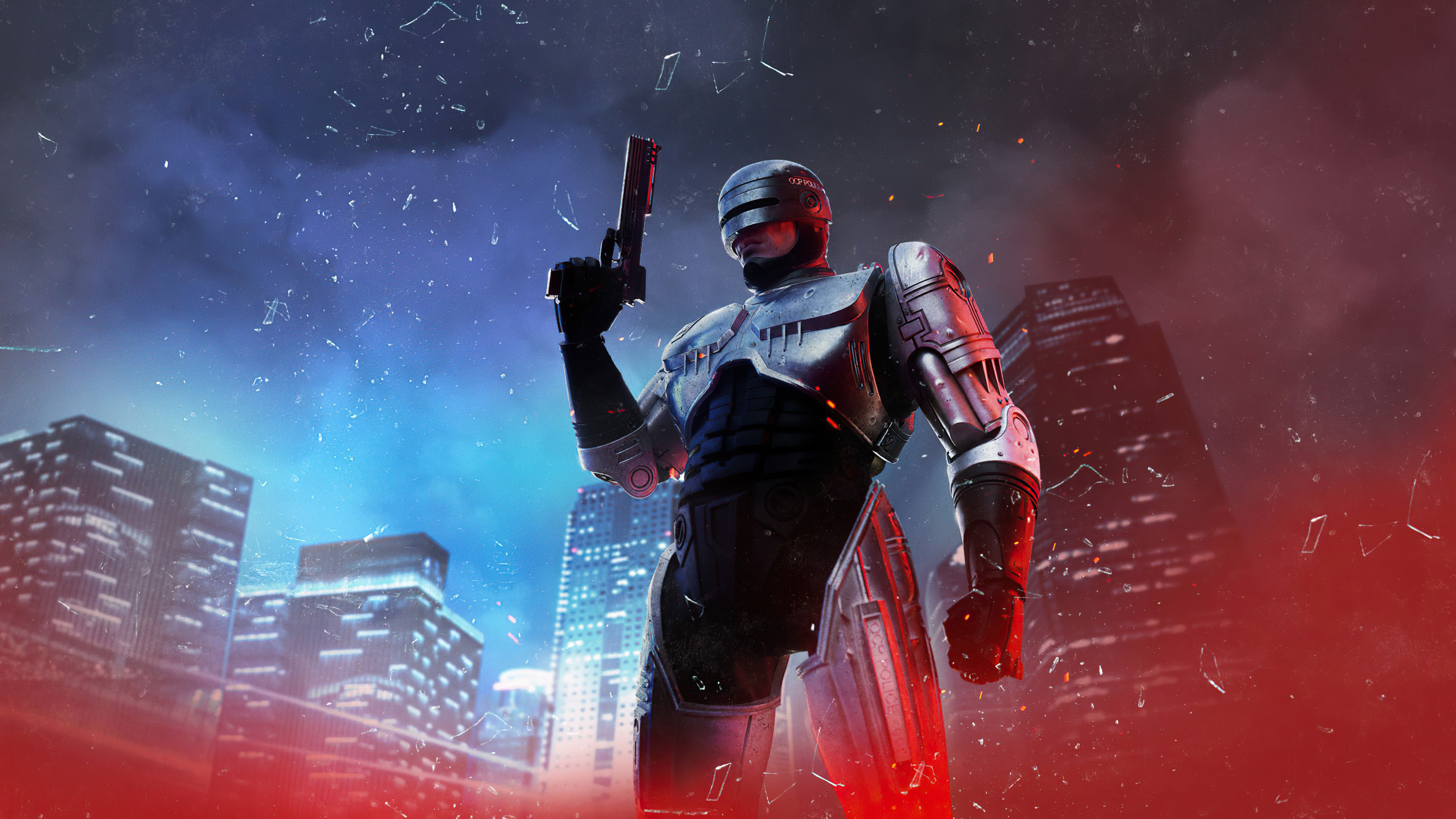 RoboCop Science Fiction Cyborg Artwork Digital Art Video Games 3840x2160