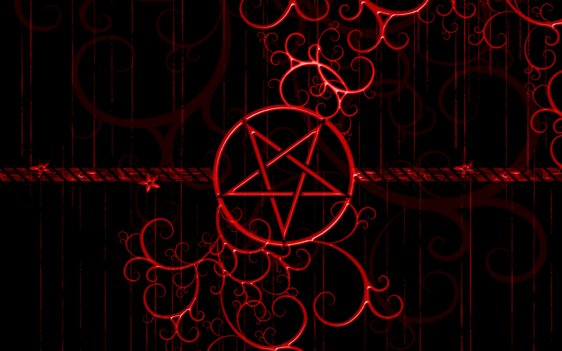 Satanic Dark Simple Background 1920x1200