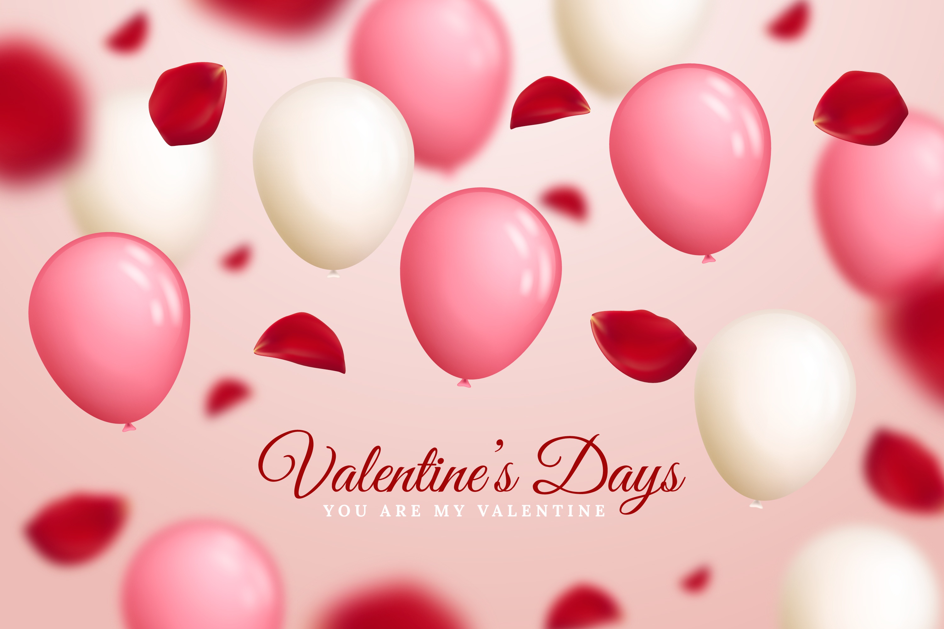 Love Balloon Happy Valentine 039 S Day 3000x2000