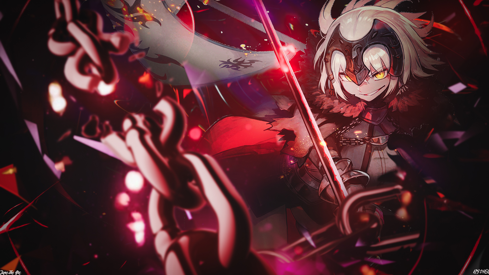 Fate Apocrypha Fate Grand Order Jeanne Alter Fate Grand Order Anime Dark Alter Ego Signature Armor S 1920x1080