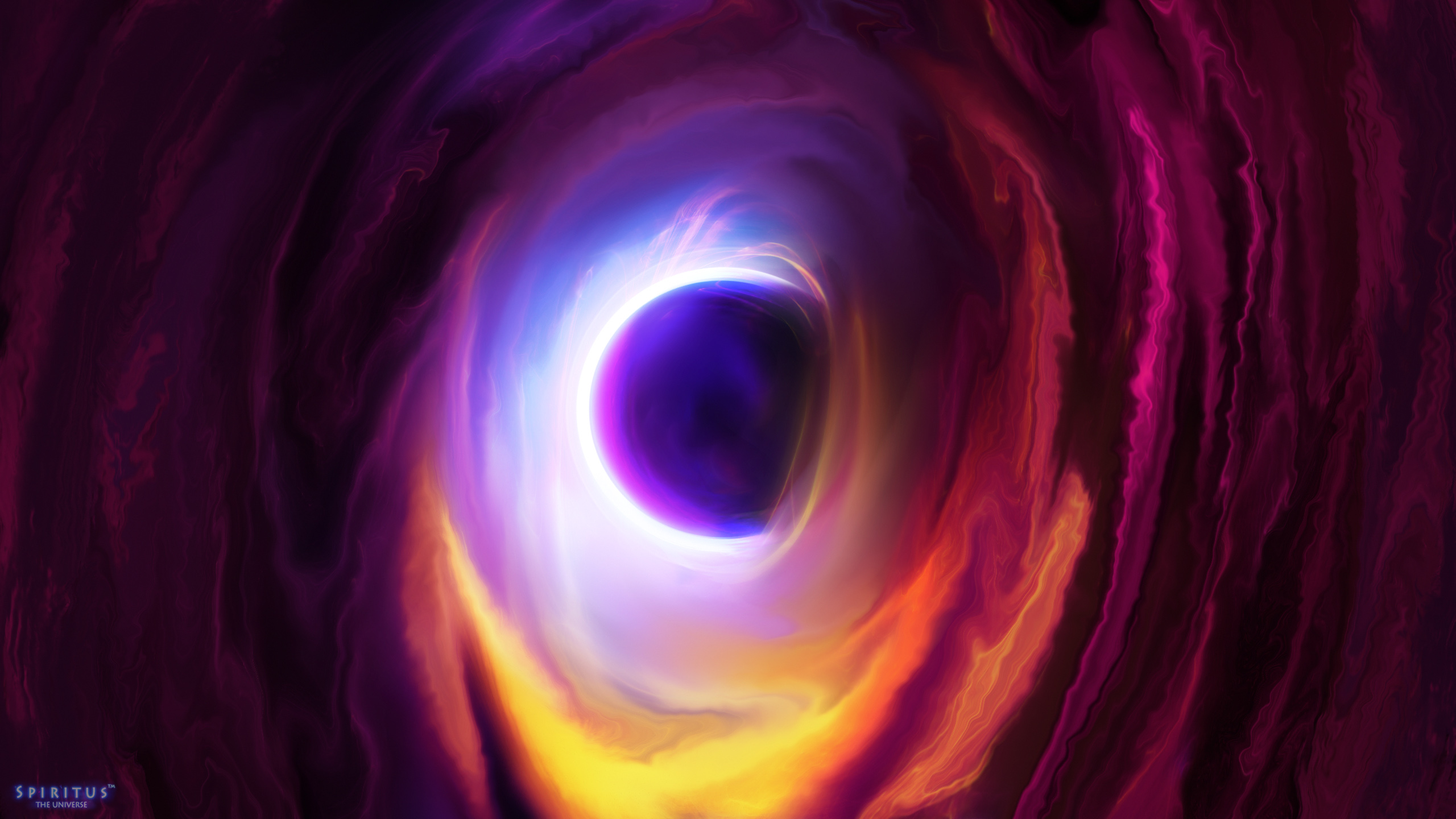 Digital Digital Art Artwork Space Art Black Holes Galaxy Abstract Universe Stars Science Fiction Pla 2560x1440