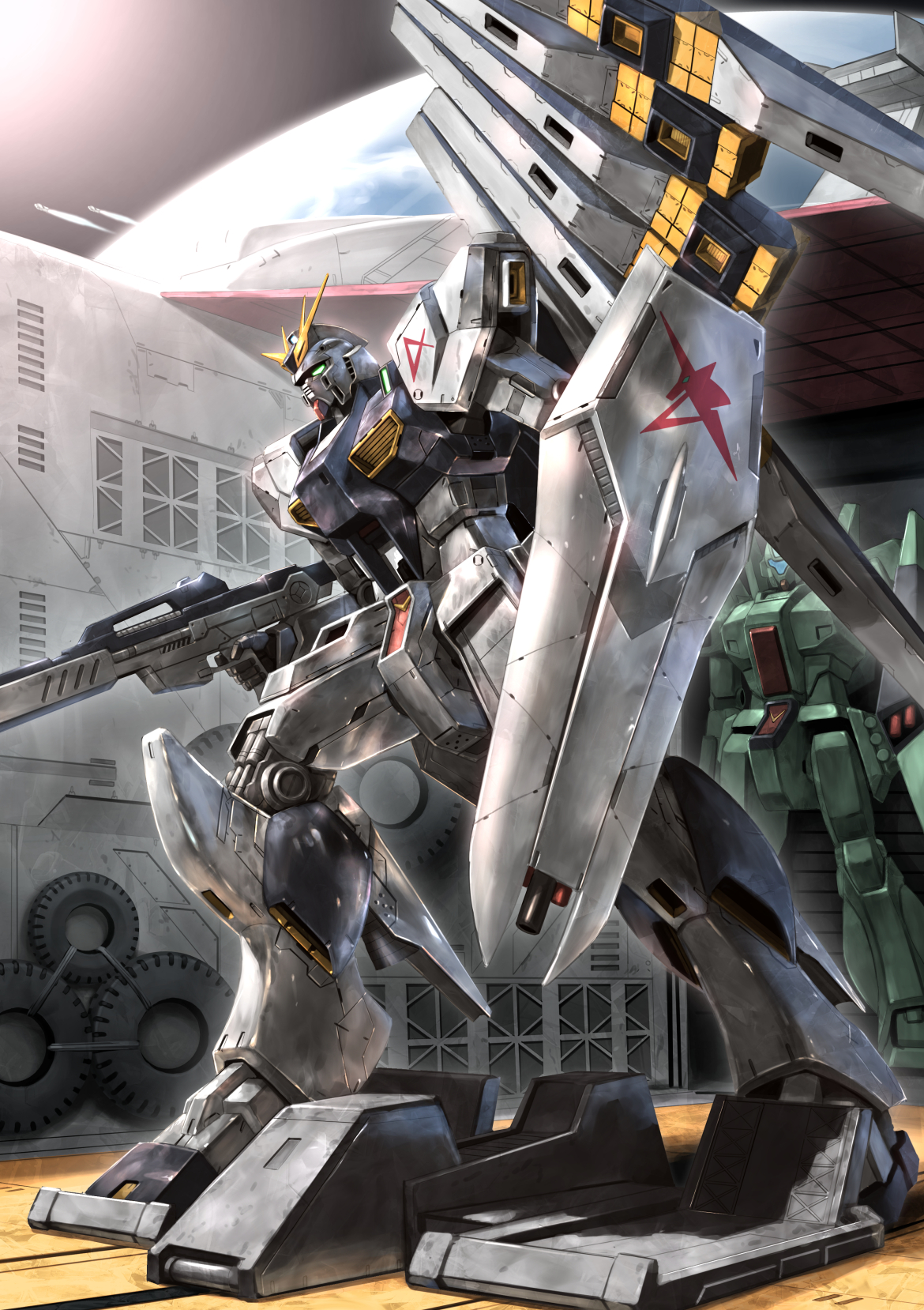 Anime Mechs Super Robot Taisen Mobile Suit Gundam Chars Counterattack Gundam Artwork Digital Art Fan 1170x1658