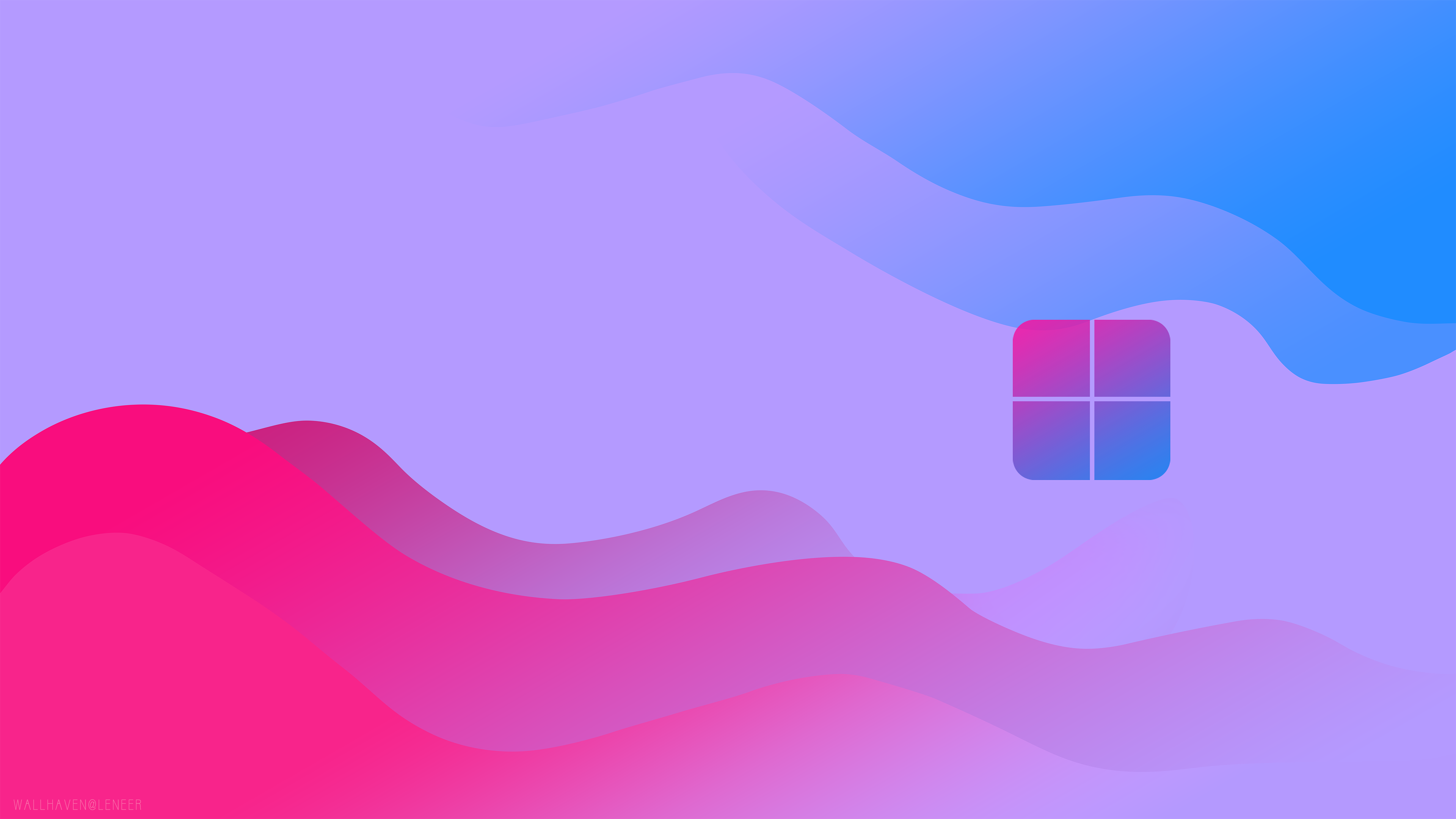 Windows 12 Concept Art Simple Background Logo Minimalism 3840x2160