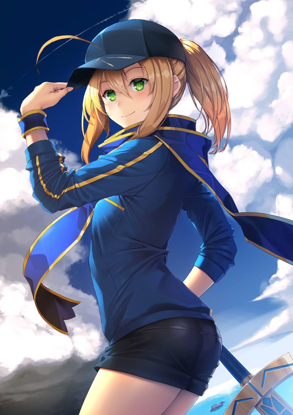 Anime Anime Girls Fate Series Fate Grand Order Mysterious Heroine X Fate Grand Order Ponytail Blonde 1240x1754