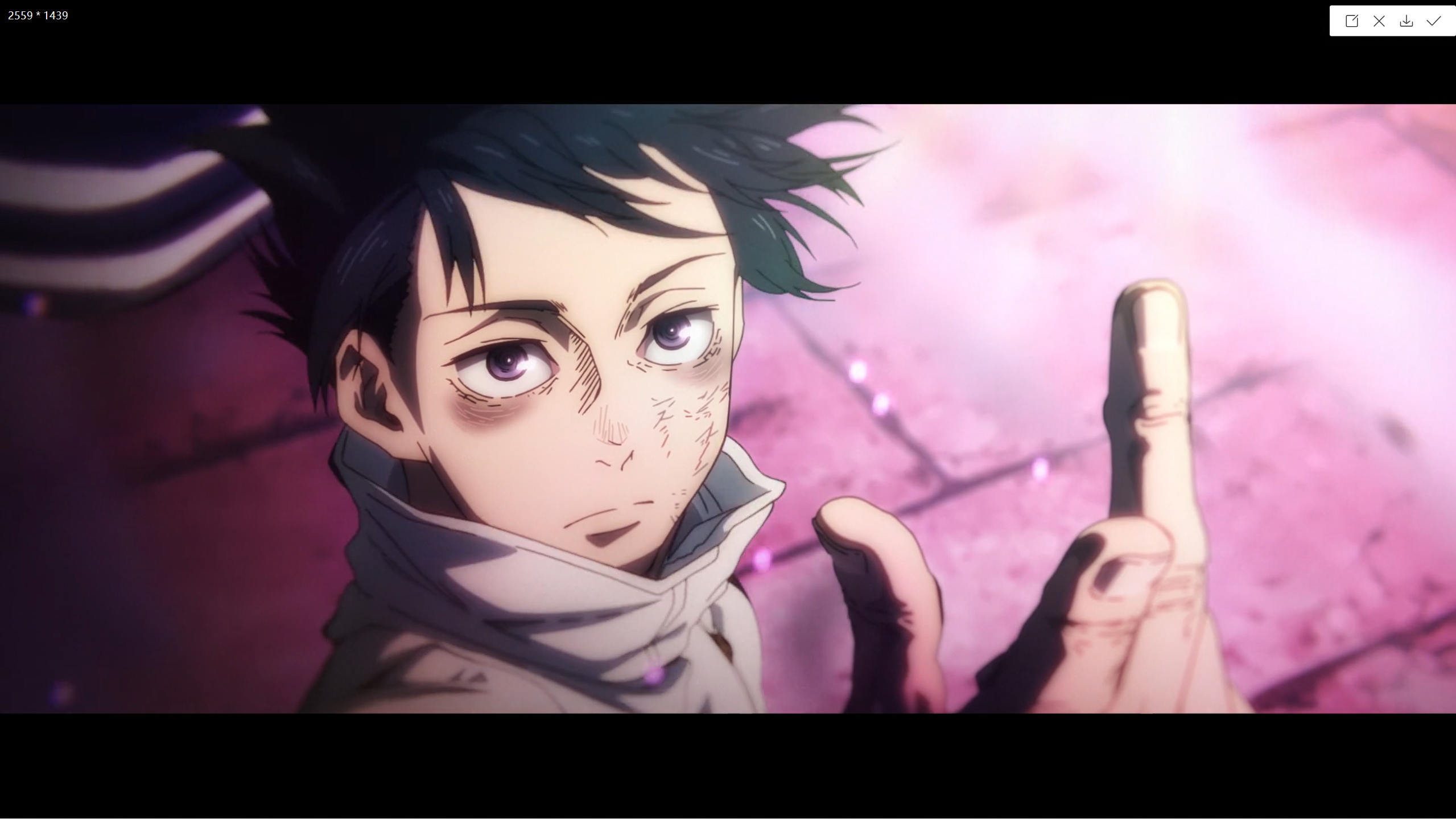 People Anime Boys Anime Screenshot Jujutsu Kaisen Yuta Okkotsu 2559x1439
