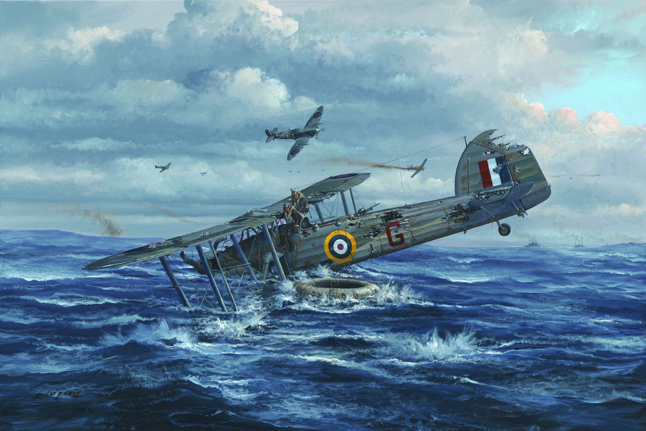 World War Ii Aircraft Airplane Military Military Aircraft Biplane Royal Navy UK Torpedo Bomber Faire 2601x1738