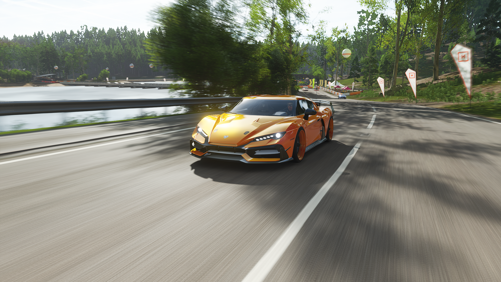 Forza Horizon 4 Forza Horizon Forza Car Driving Racing CGi PlaygroundGames Italdesign Zerouno Road V 1920x1080
