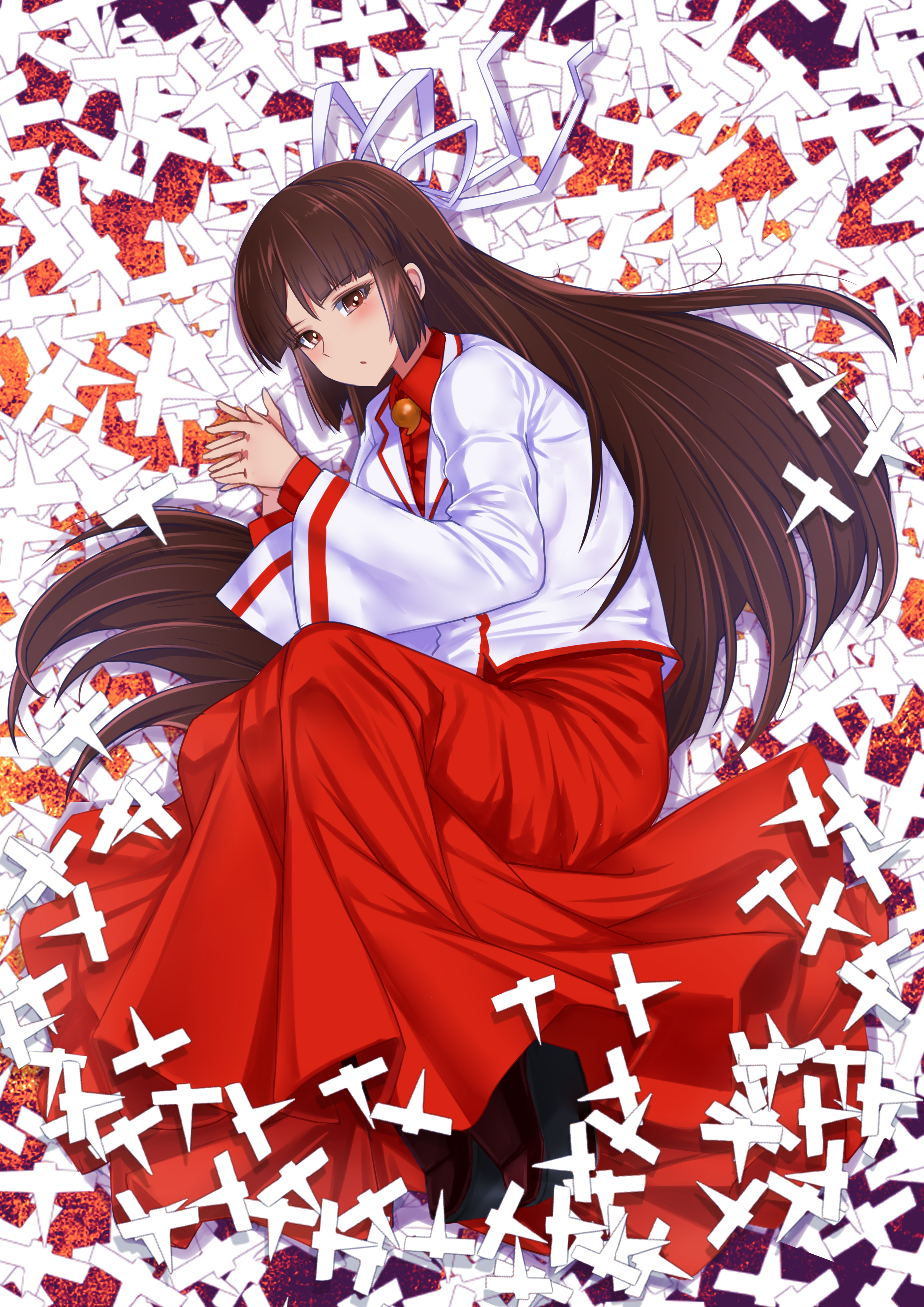 Anime Anime Girls Kantai Collection Hiyou Kancolle Long Hair Black Hair Solo Artwork Digital Art Fan 2894x4093