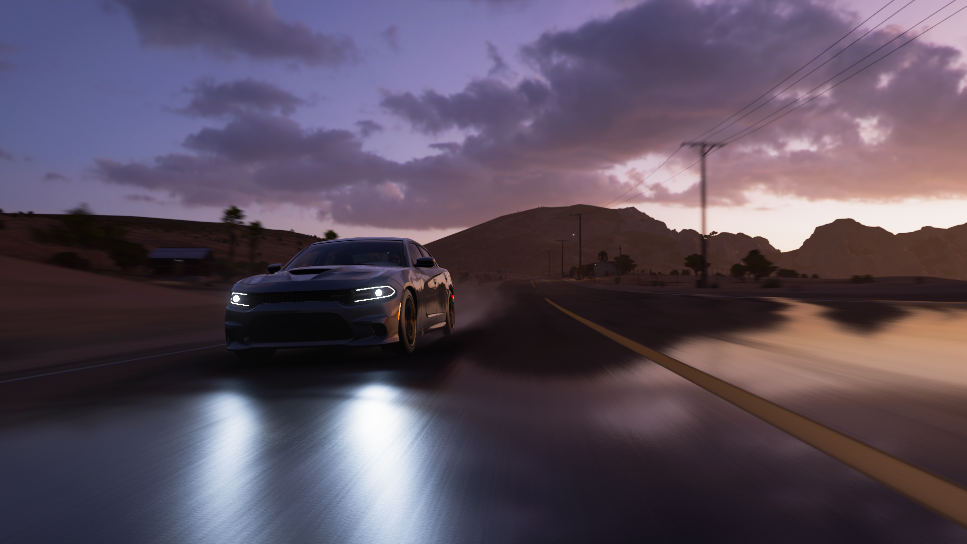 Forza Forza Horizon 5 Dodge Dodge Charger Car Video Games CGi Road 1920x1080