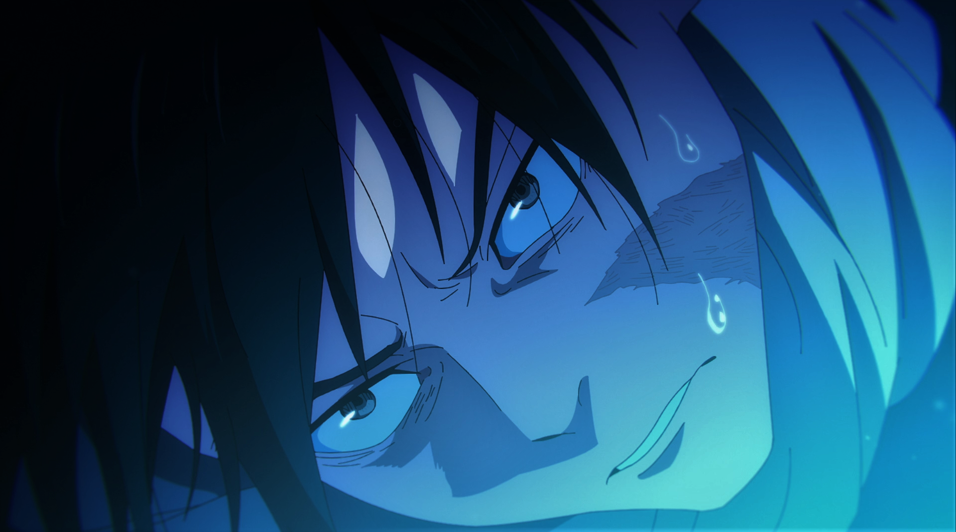 Jujutsu Kaisen Sweat Angry Scars Scarf Anime Anime Screenshot Anime Boys Sweatdrop 1920x1069