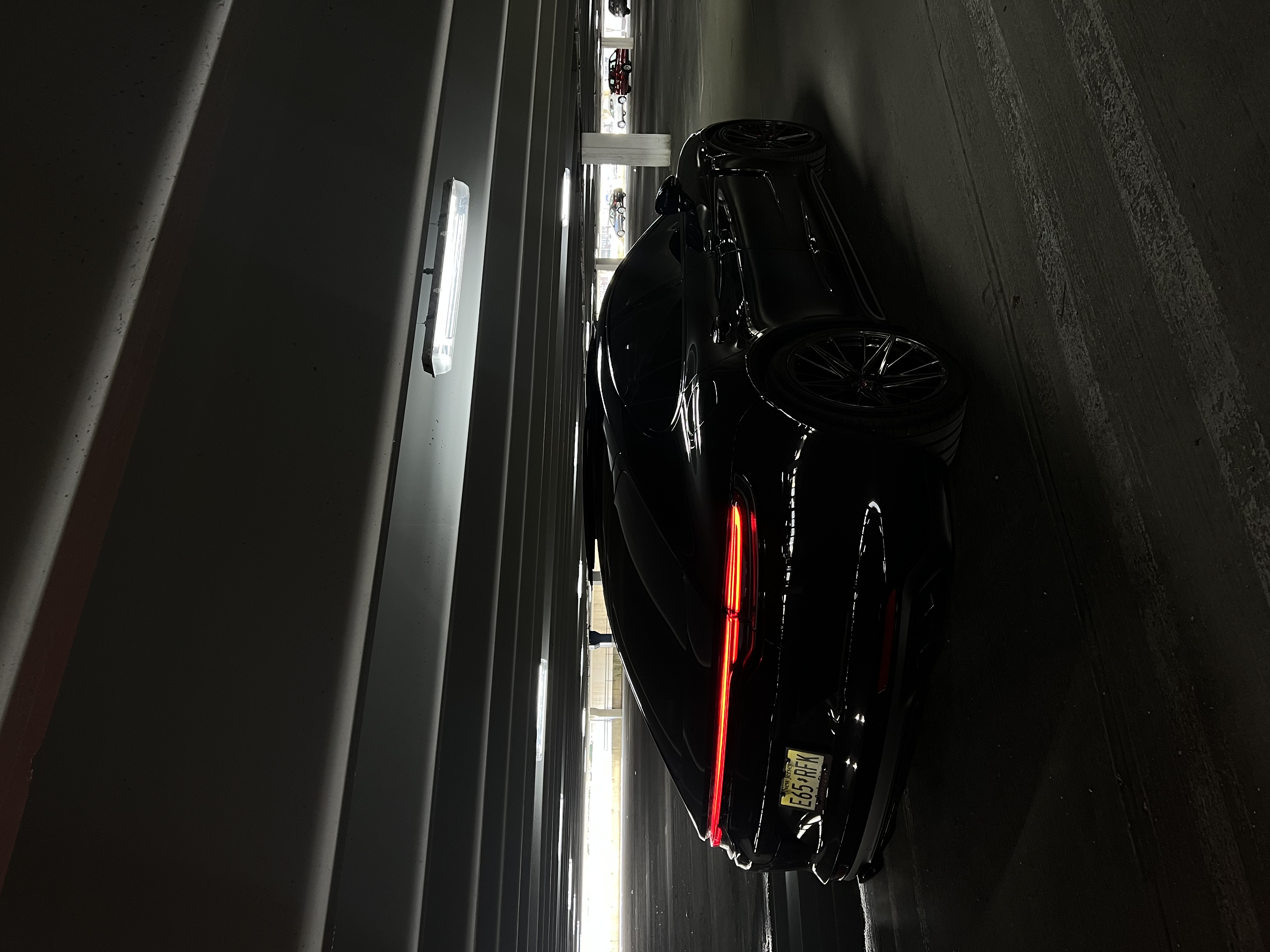Porsche Panamera Black Vertical Black Cars Car Taillights Licence Plates Porsche German Cars Volkswa 4032x3024