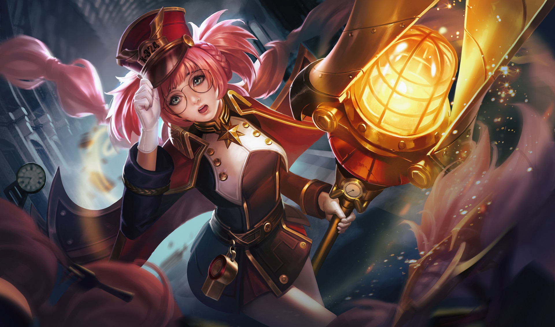Arena Of Valor AOV Video Games Video Game Art Video Game Girls Video Game Characters Glasses Hat Glo 1920x1133