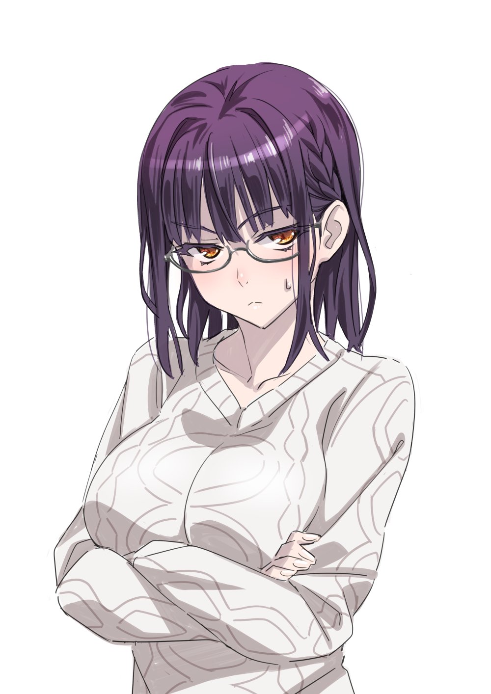 Anime Anime Girls Solo Artwork Digital Art Fan Art Isekai Ojisan Glasses 1000x1414